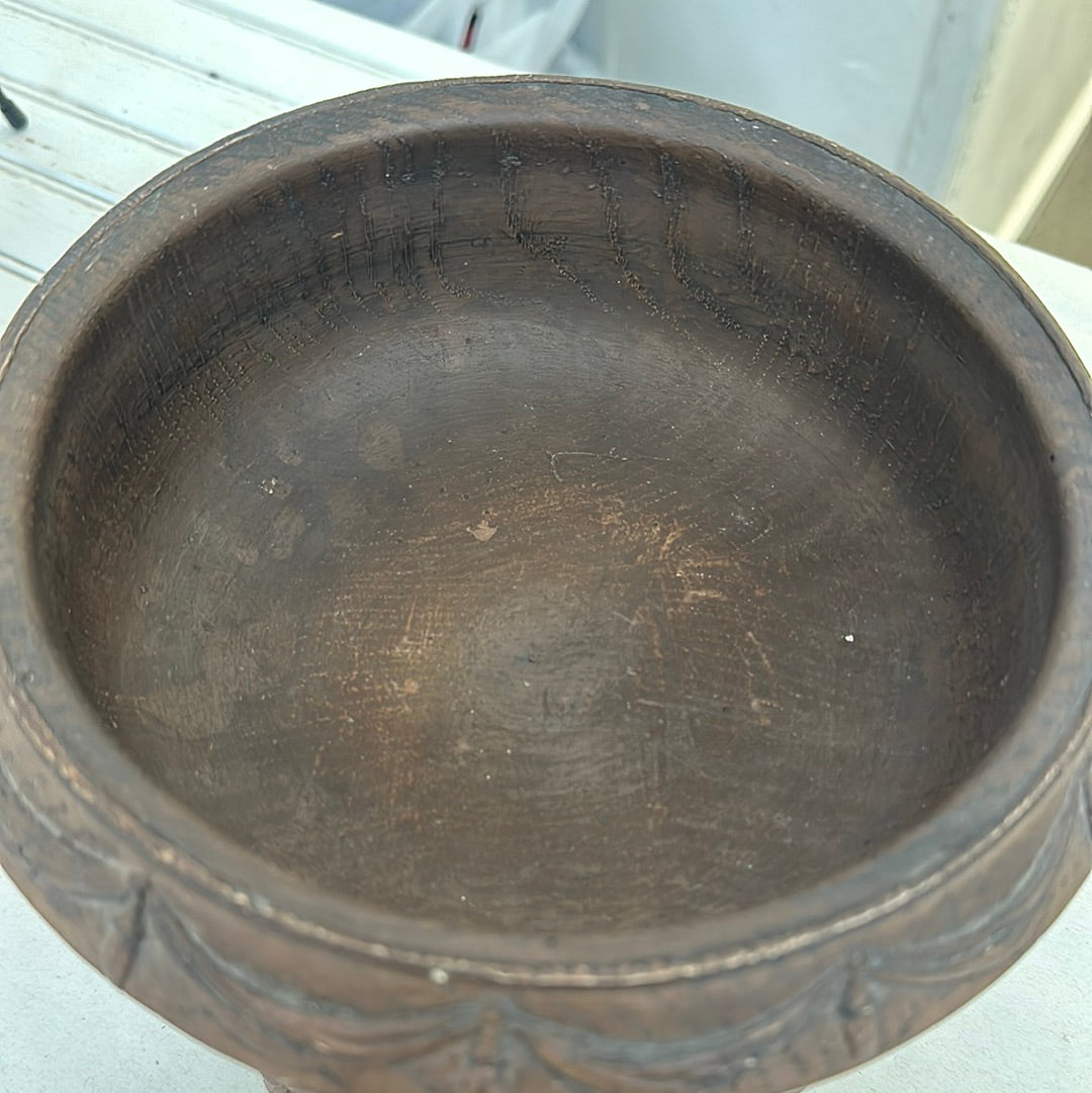 Wooden Pedestal bowl