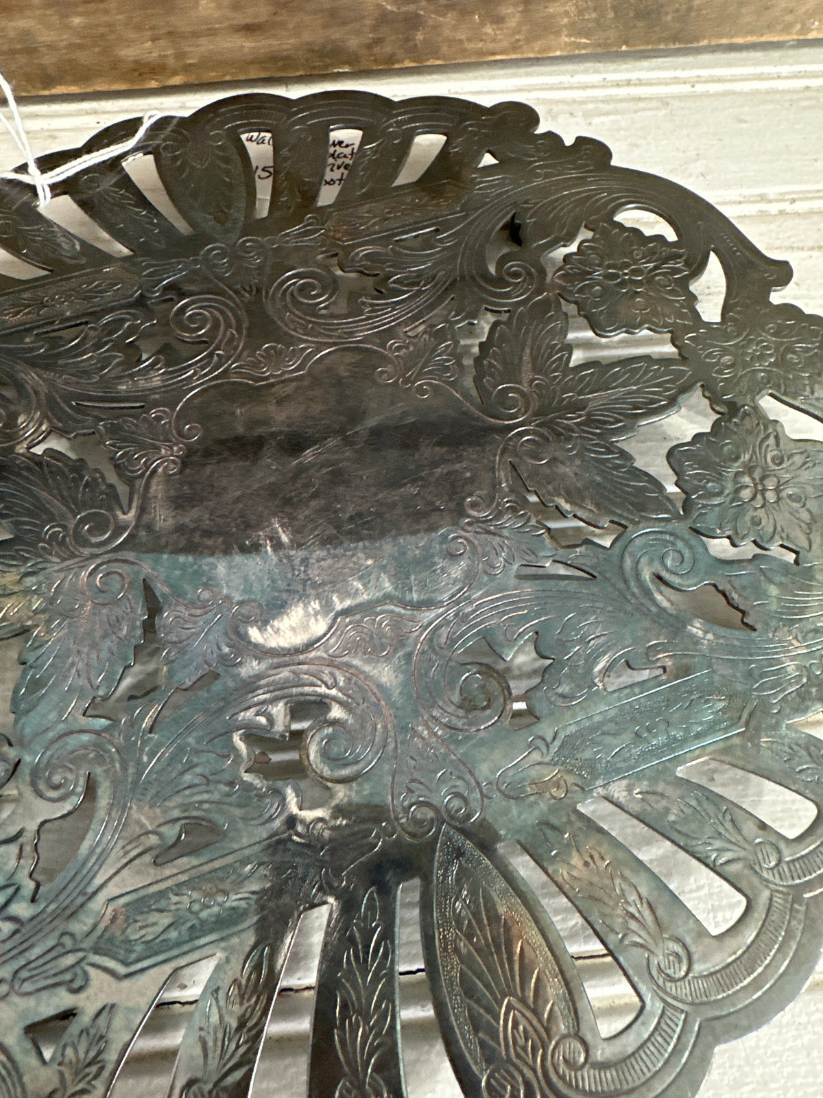 Wallace silver plate trivet