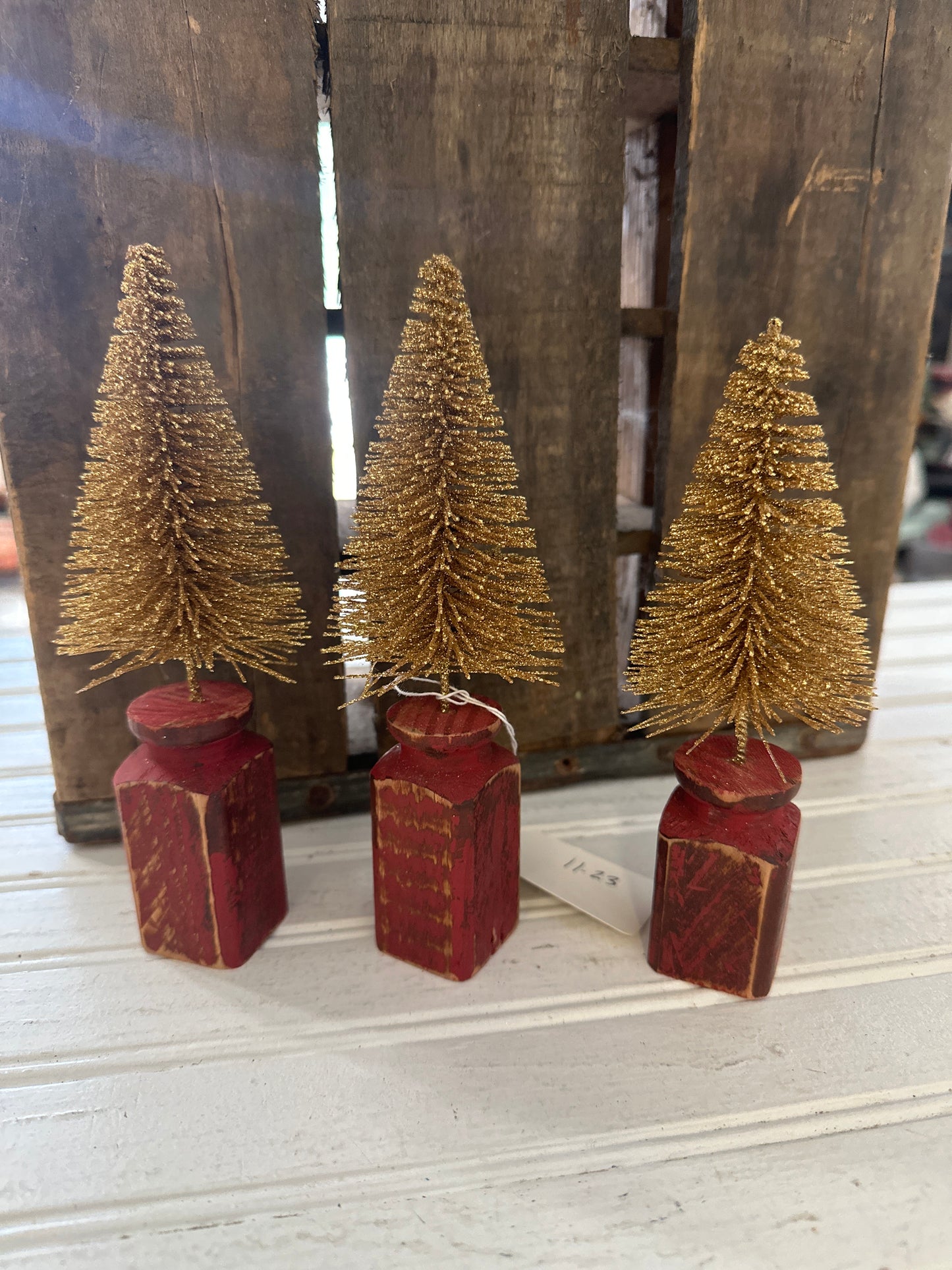 Spindle Christmas Tree set