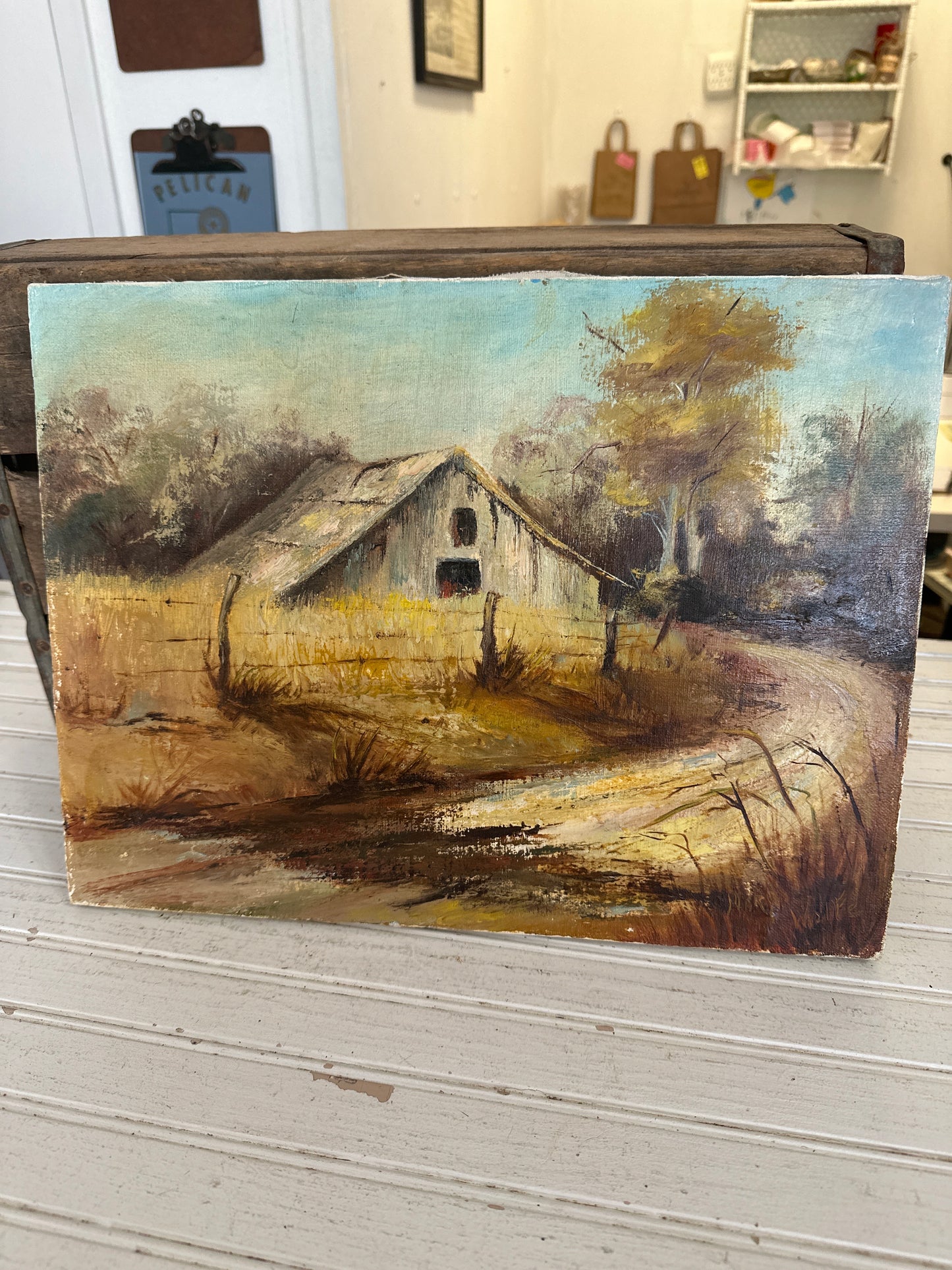Old Barn -original painting
