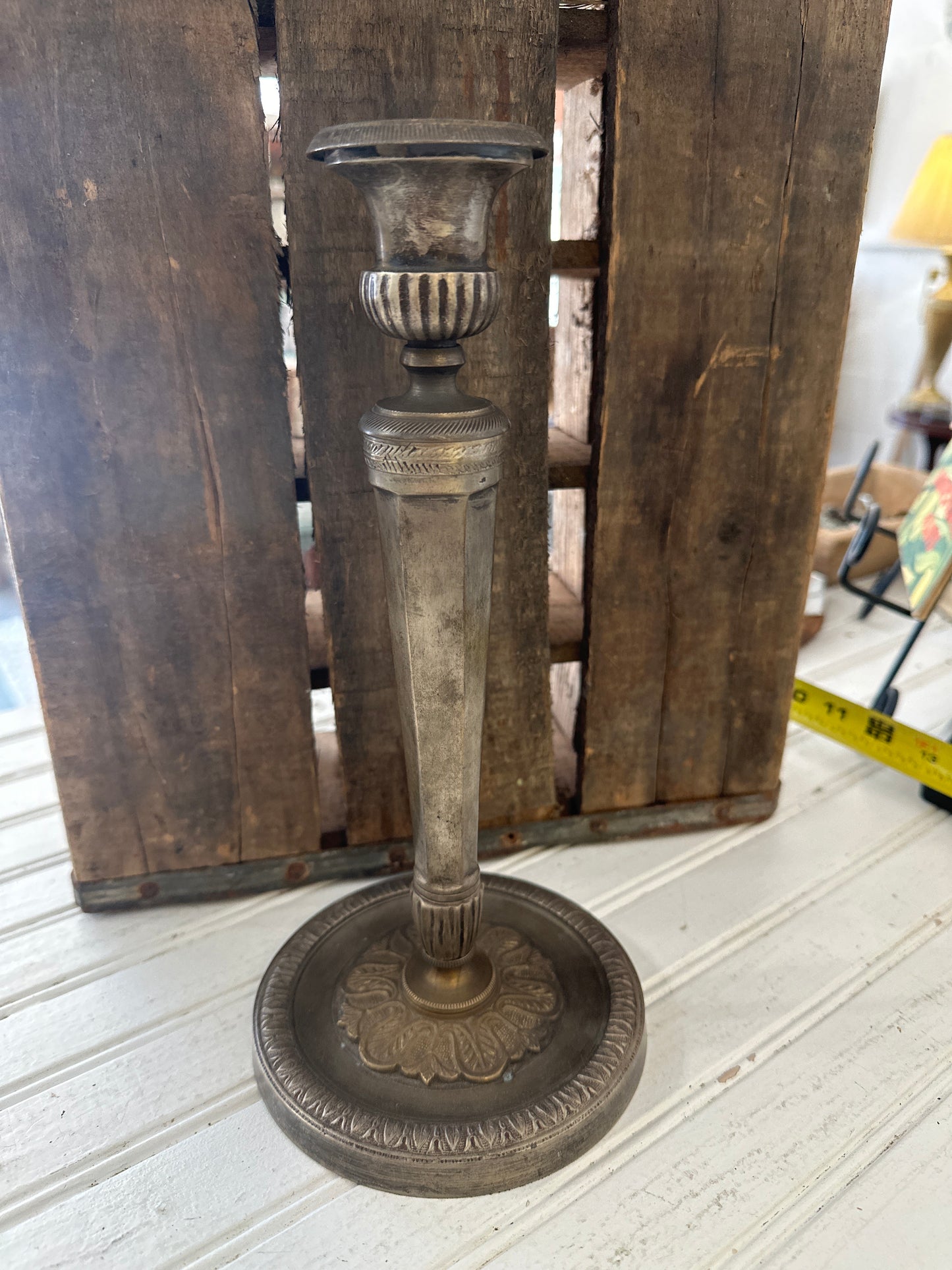 Brass candlestick