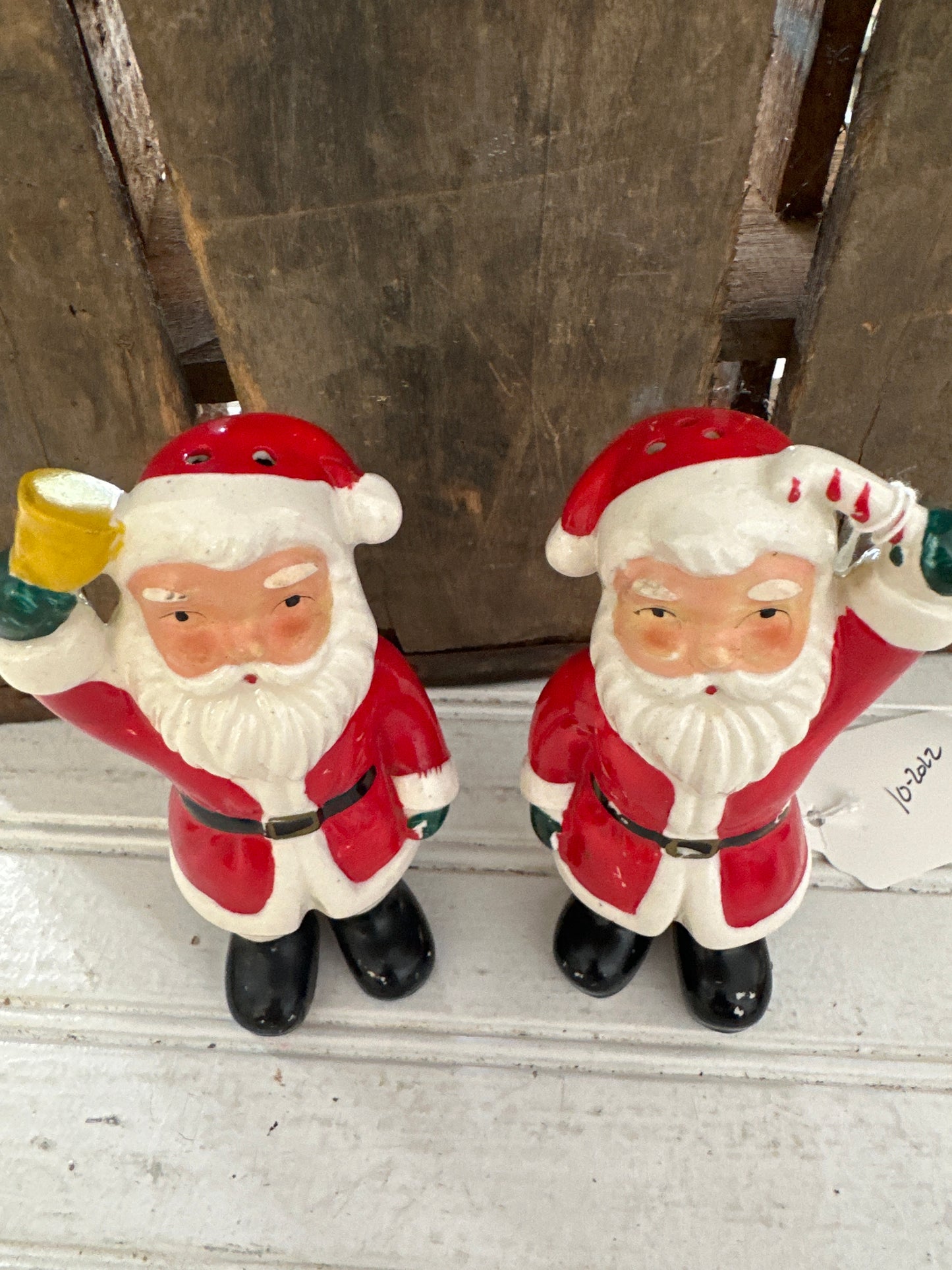 Santa Salt & Pepper shakers