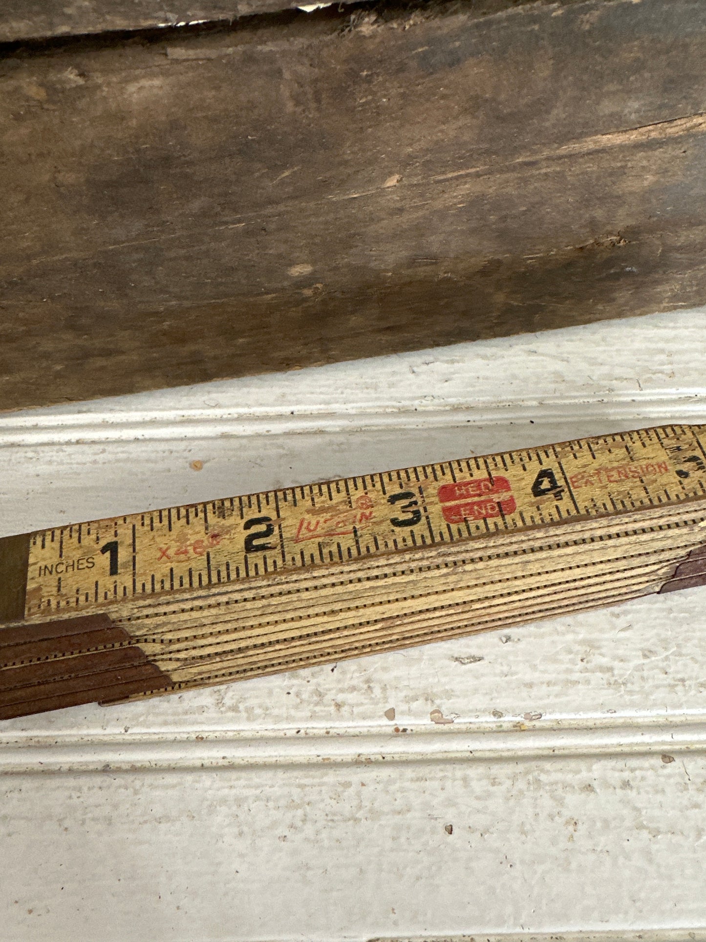 Lufkin Red End folding wooden ruler