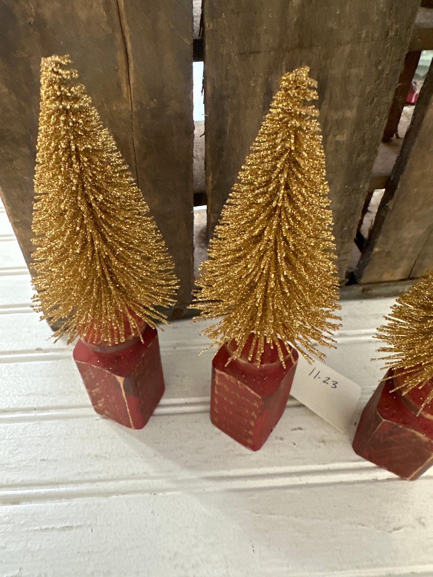 Spindle Christmas Tree set