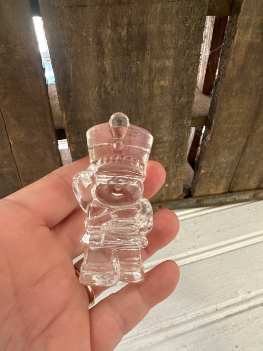 Clear Glass Drummer boy