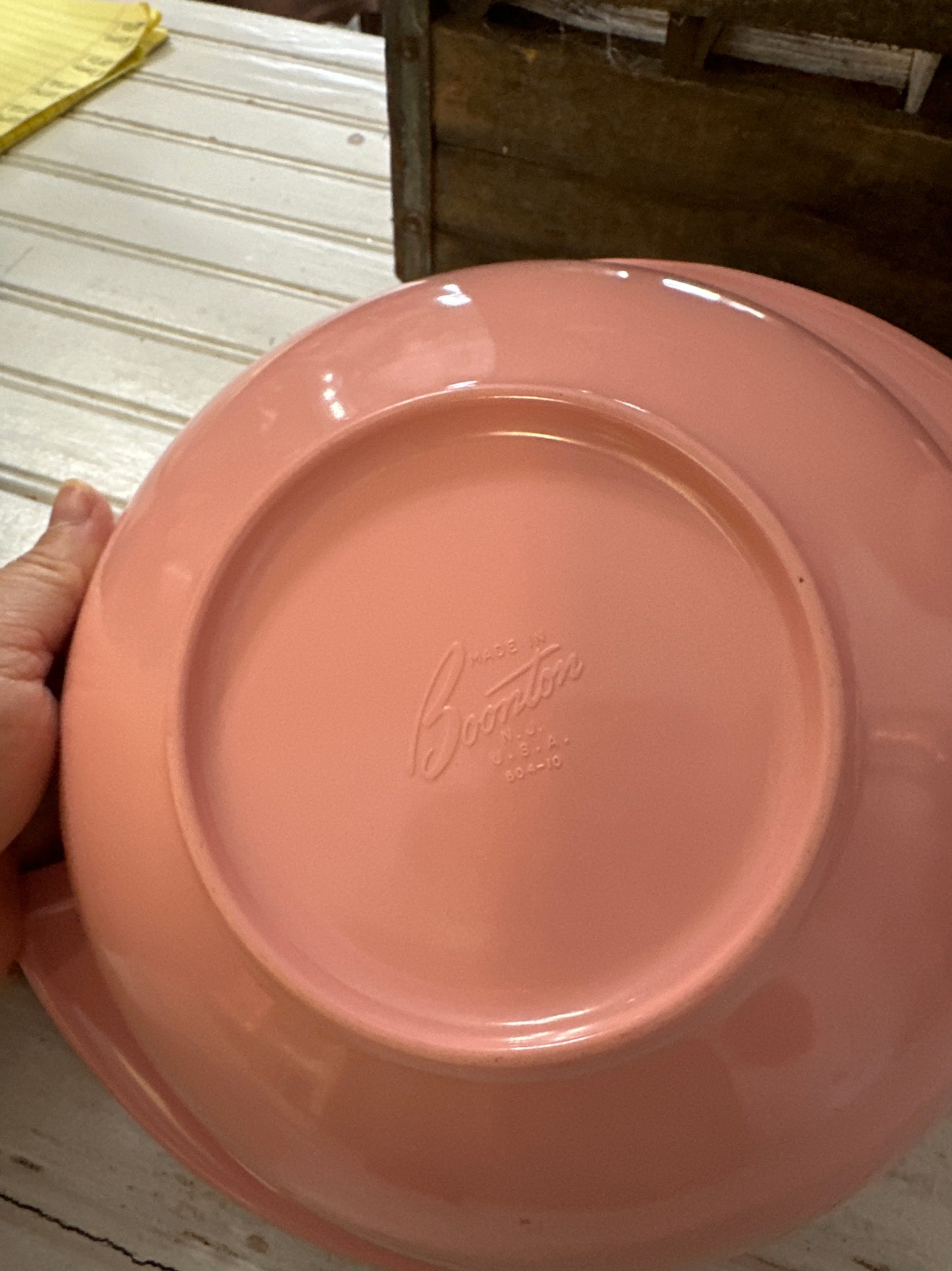 Boonton ware winged bowl