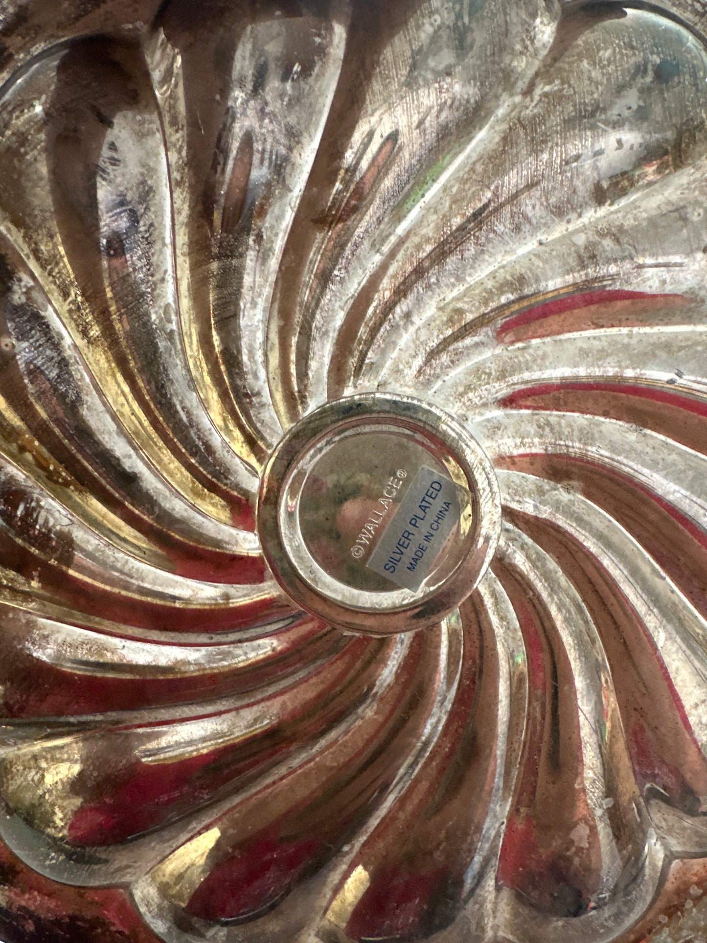 Reserved Carrie- Wallace silver plated tiered tray