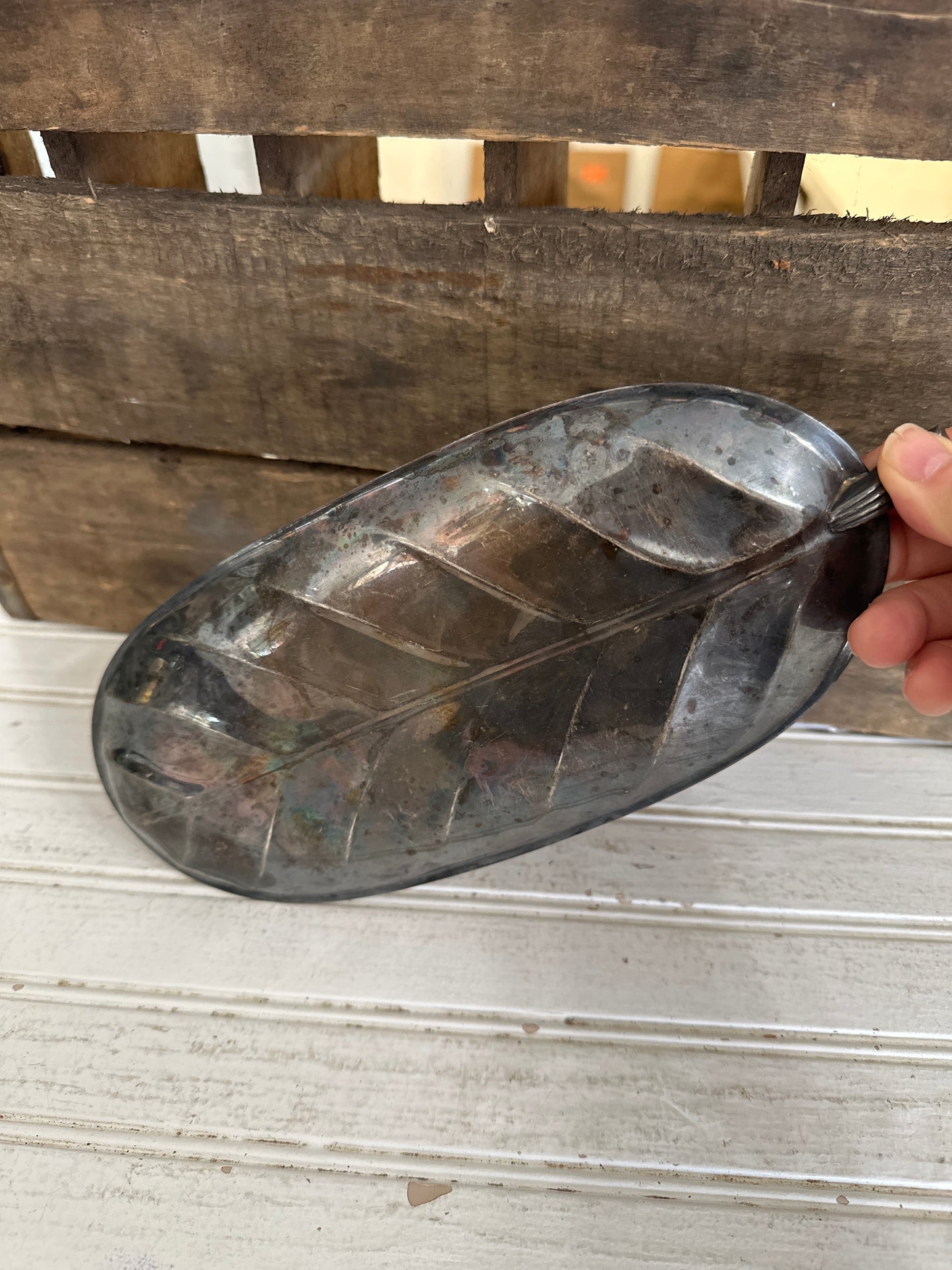 International Silver co silver plate serving tray