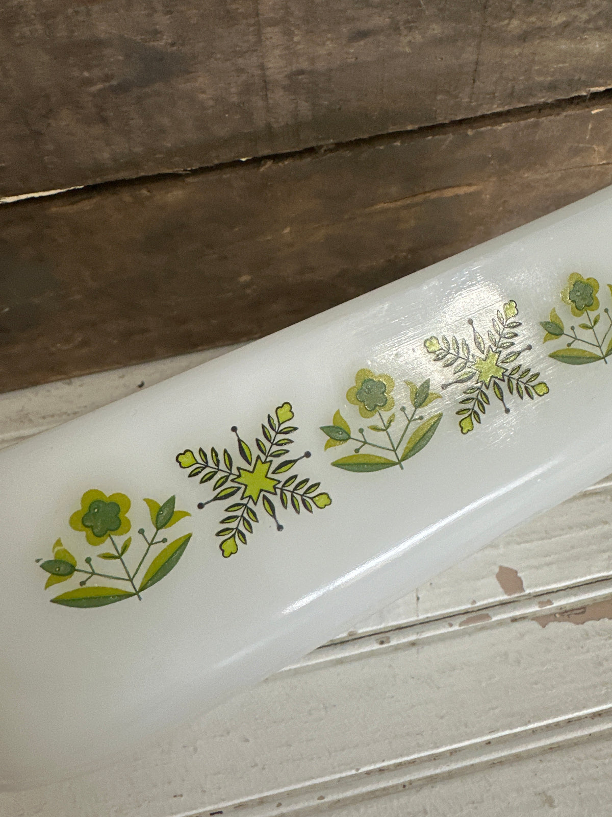Anchor Hocking loaf pan- green meadow- local pickup only