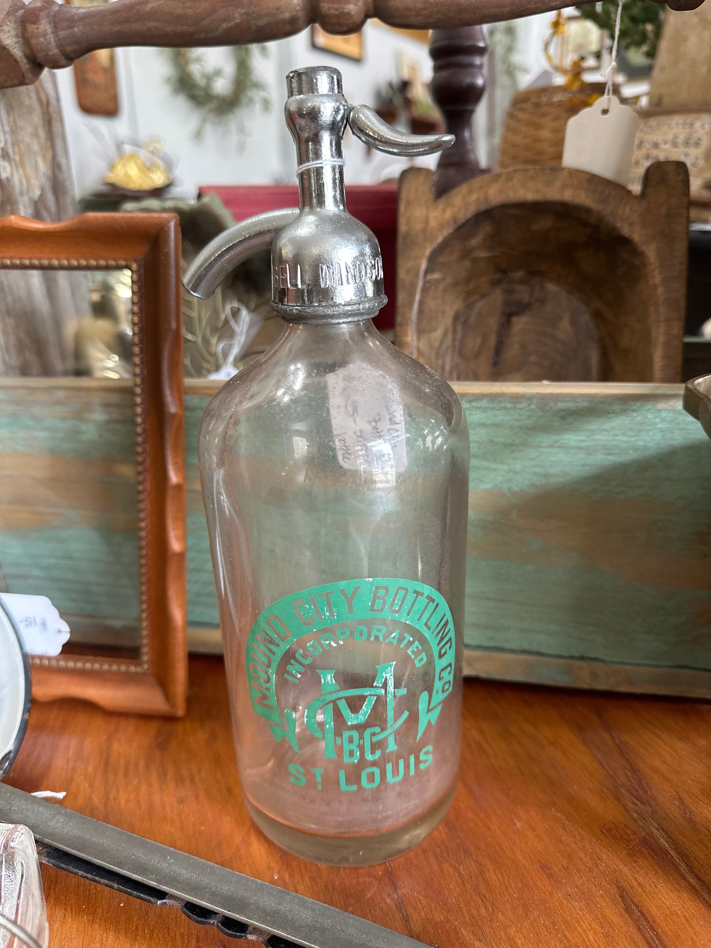 Mound City Bottling Seltzer bottle- local pick up only