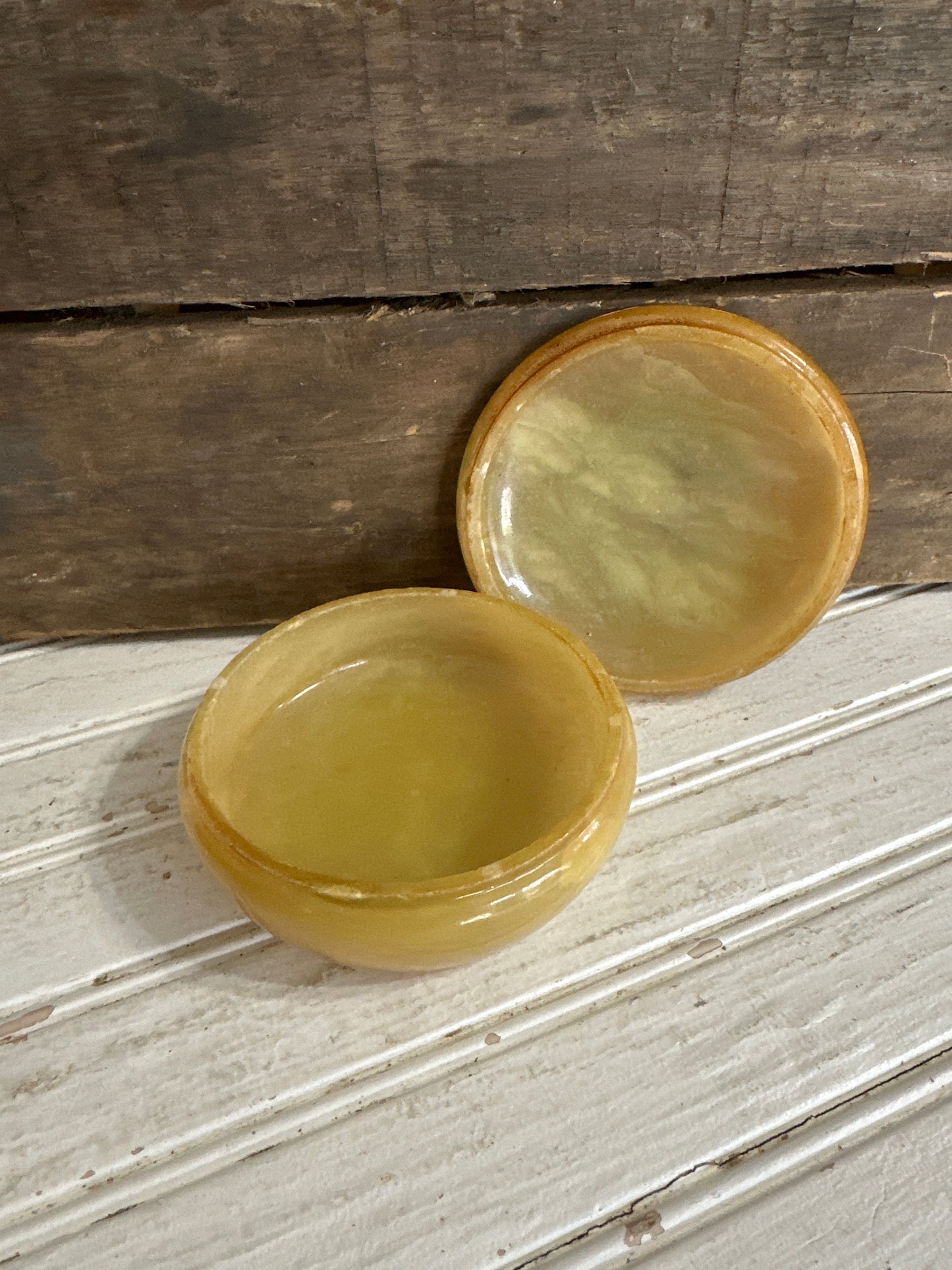 Alabaster trinket box
