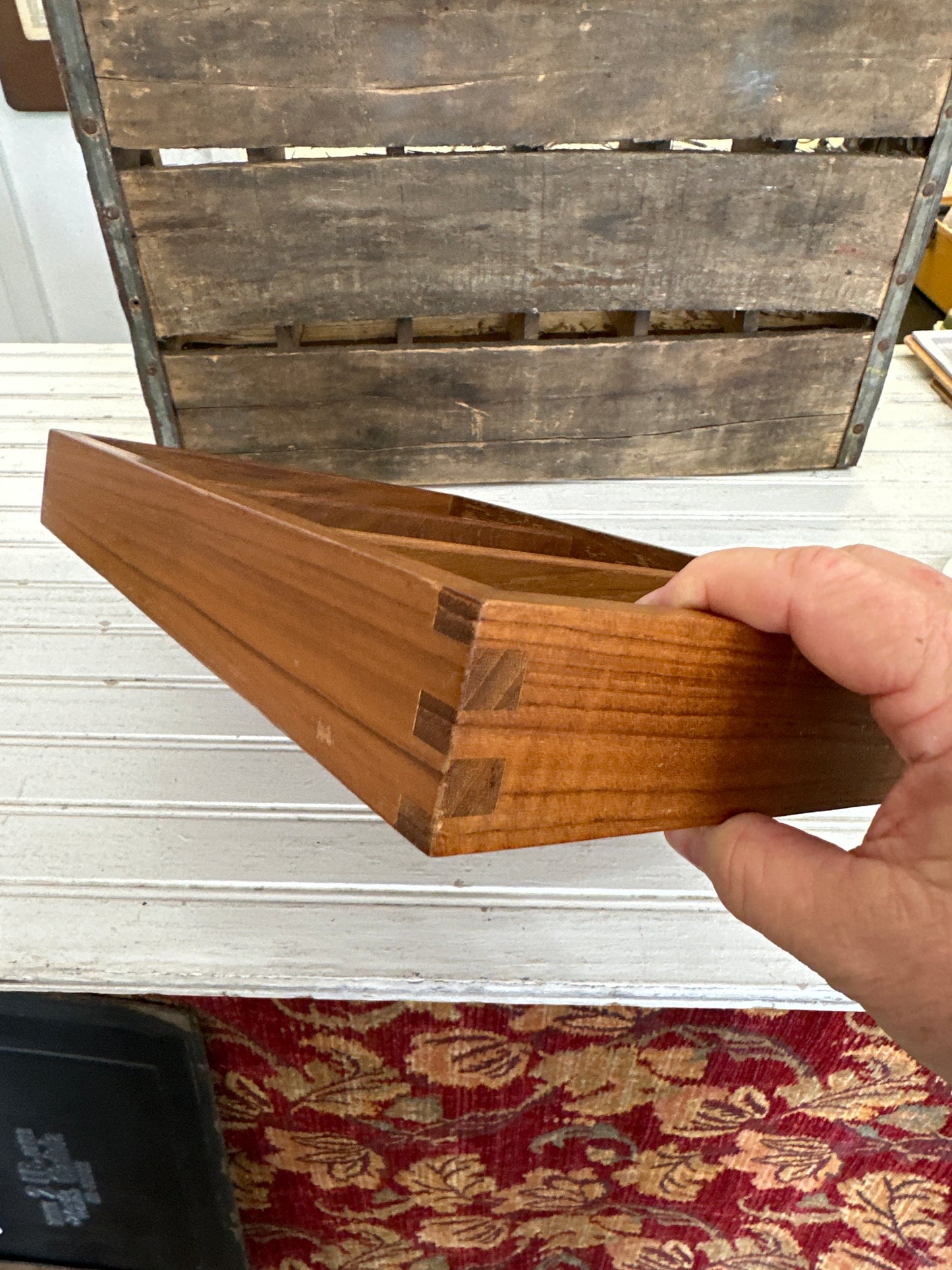 Trinket Shelf/wooden tray
