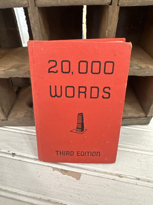 20,000 Words-third edition book