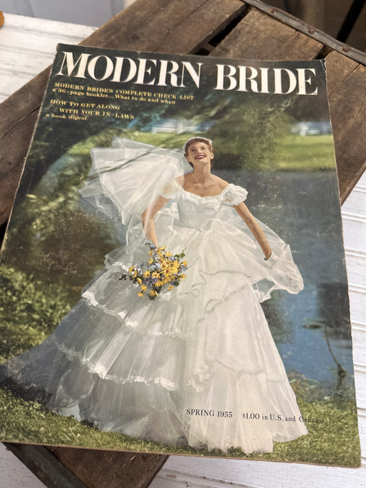 Modern Bride Spring 1955 magazine