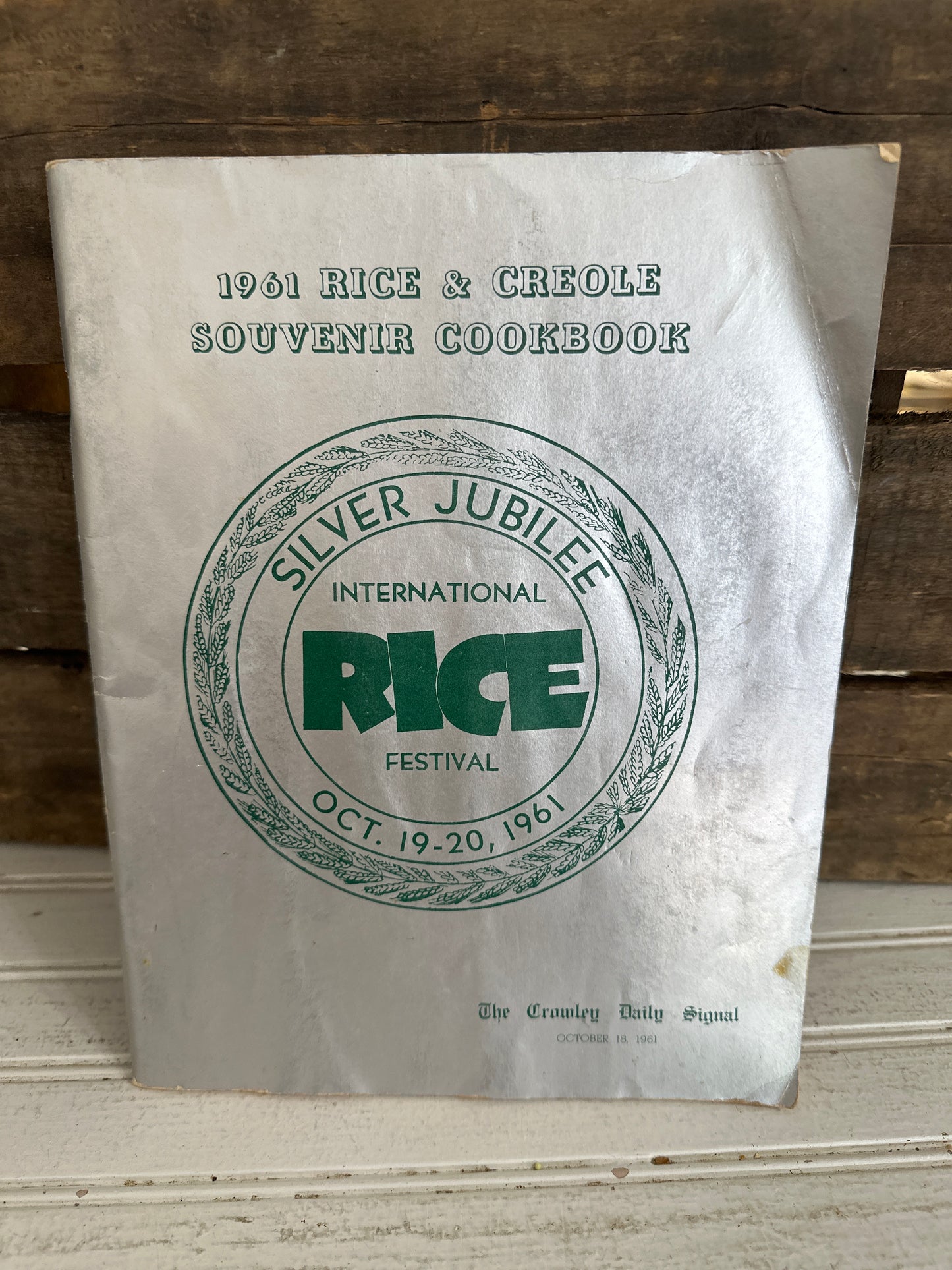 International Rice Festival Silver Jubilee 1961 Rice and Creole cookbook