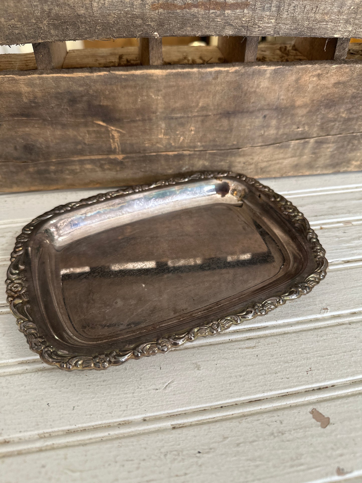 Silver plated tray