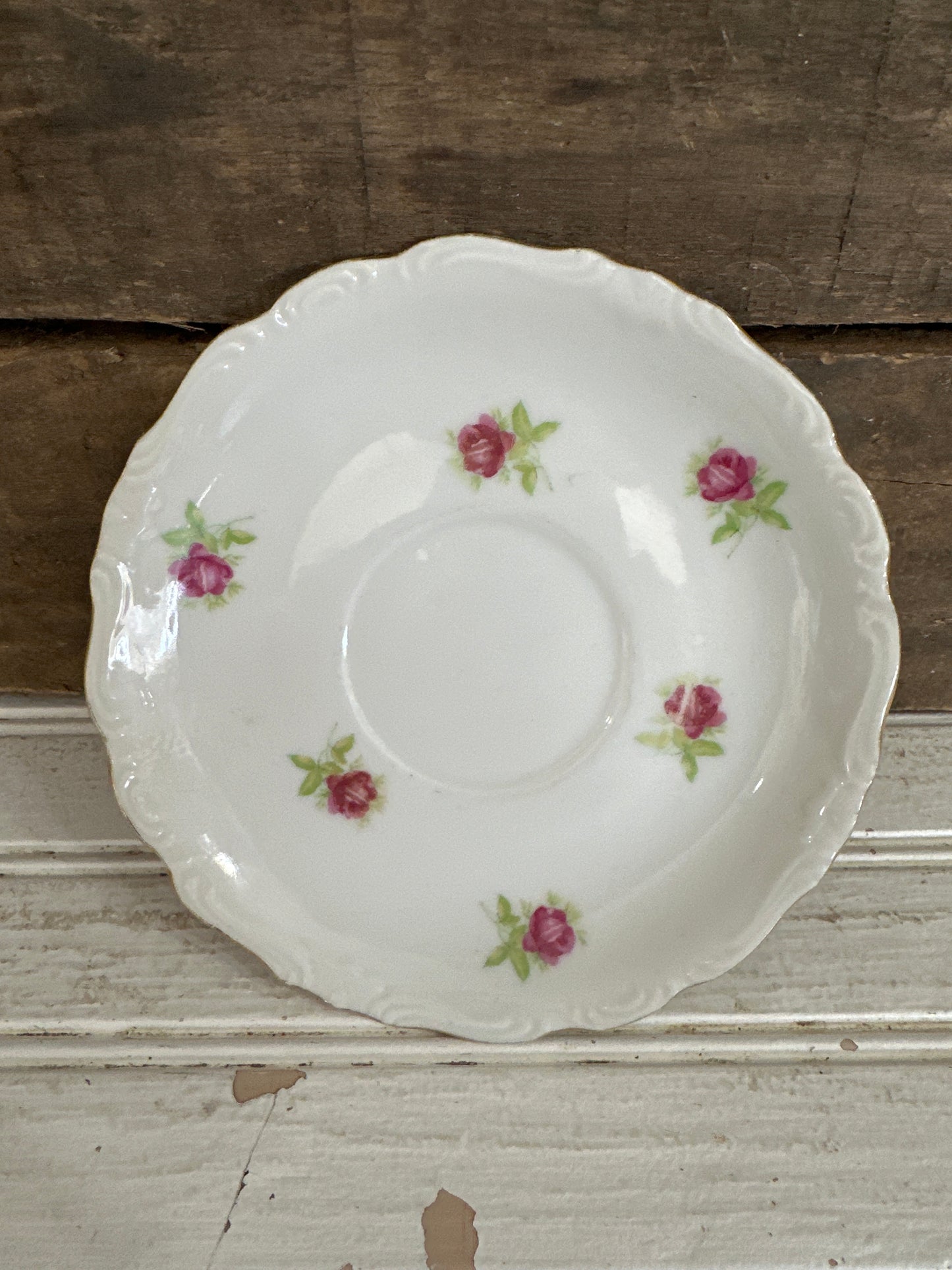 Saucer - rose design