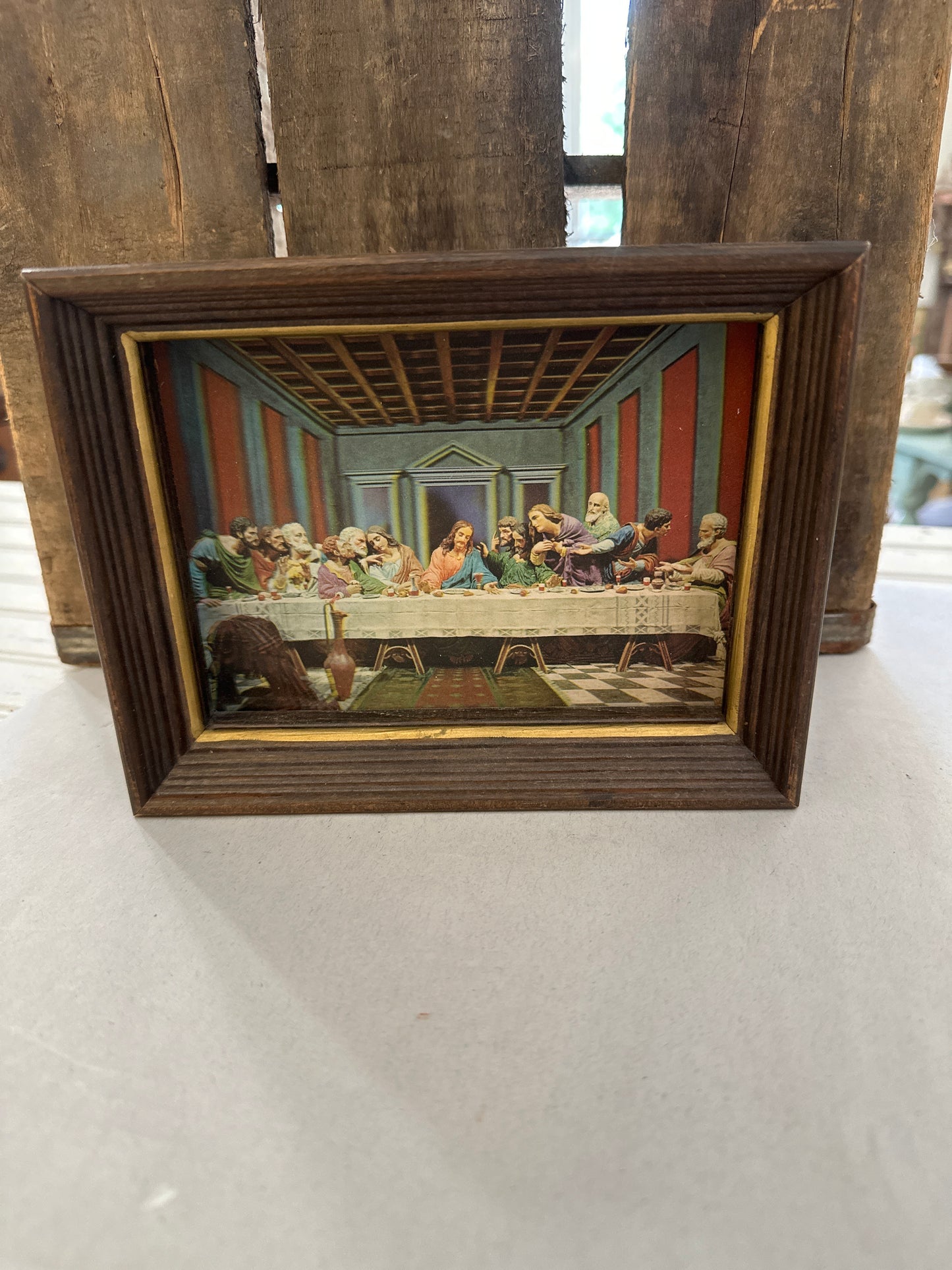 Holographic Last Supper wall art