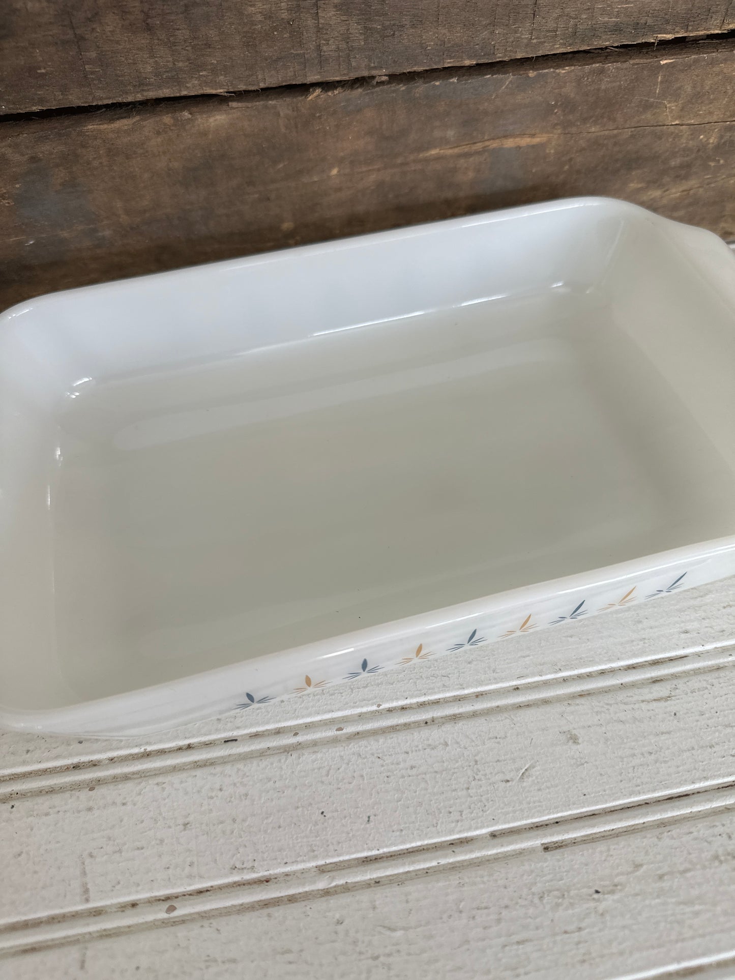 Fire King casserole dish- starburst- local pickup only
