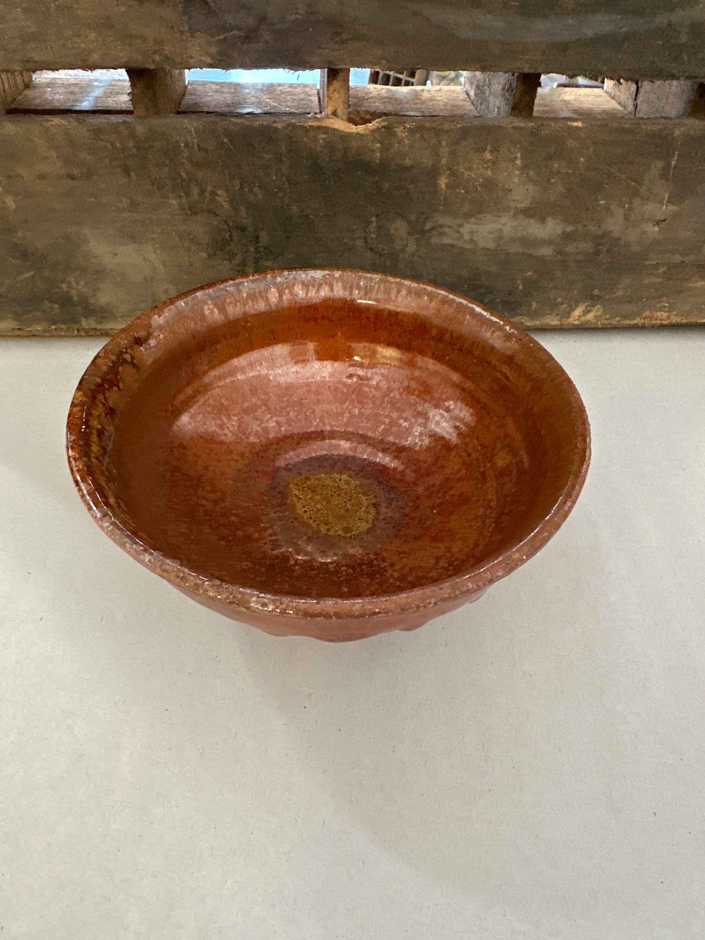 Handmade pottery bowl