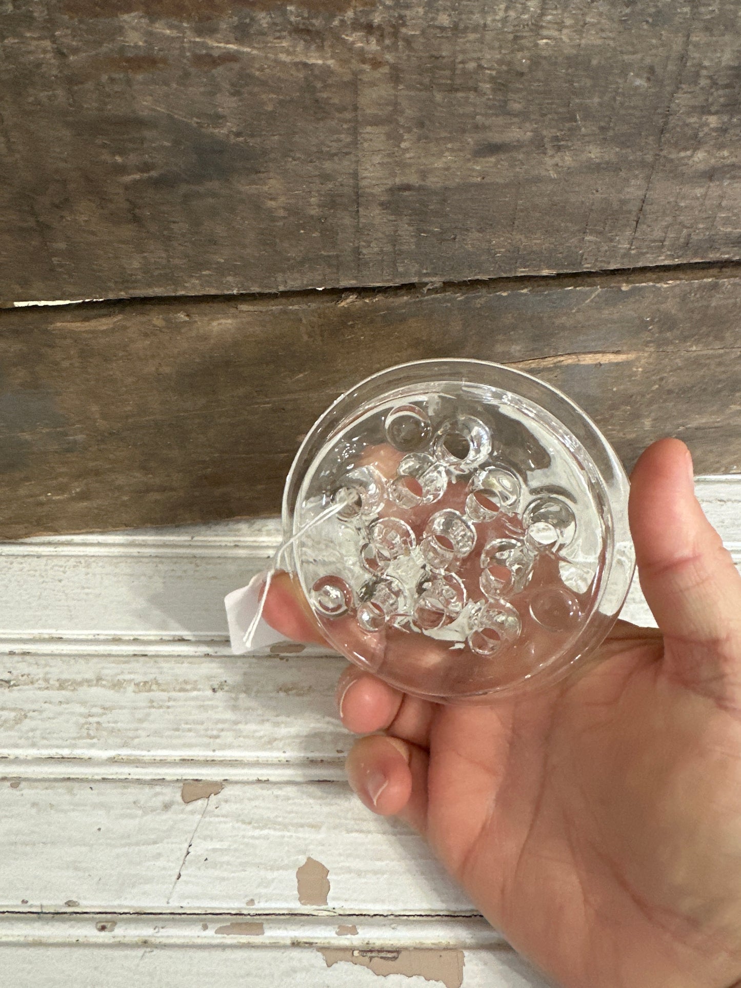 Glass flower frog