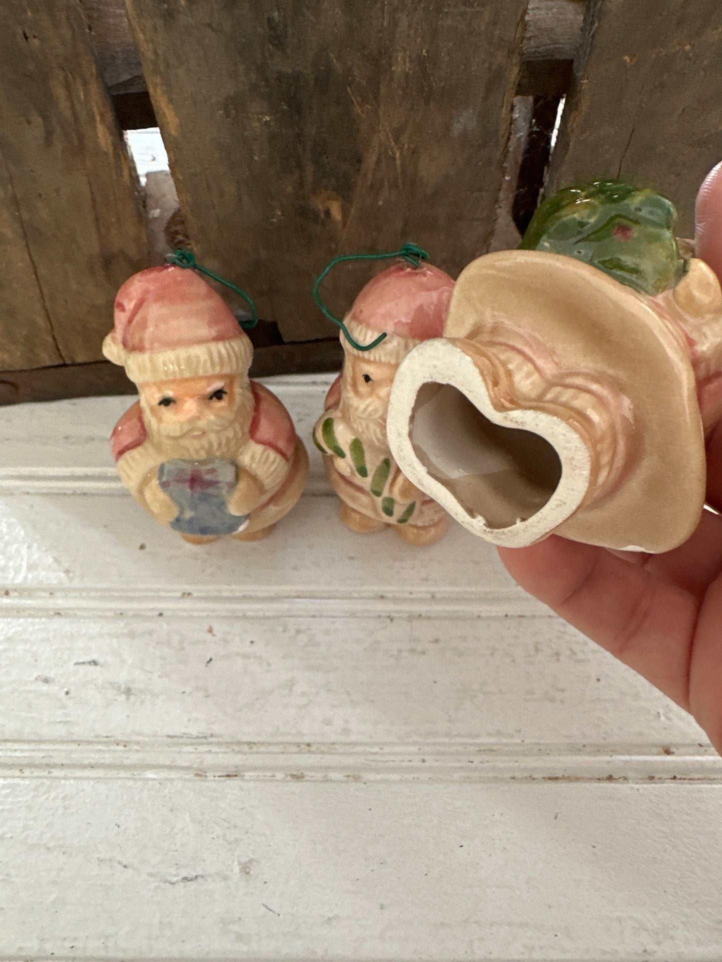 Santa Ornaments