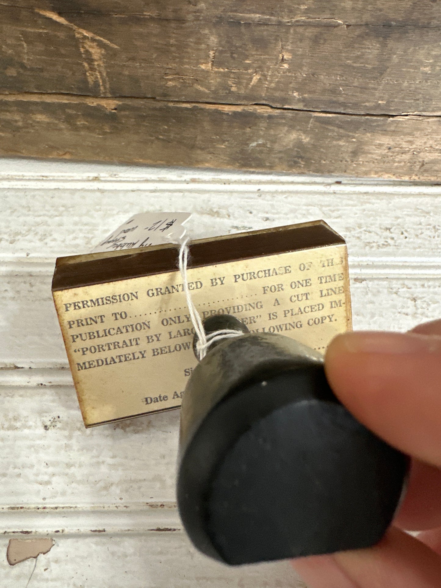 Vintage Rubber Stamp