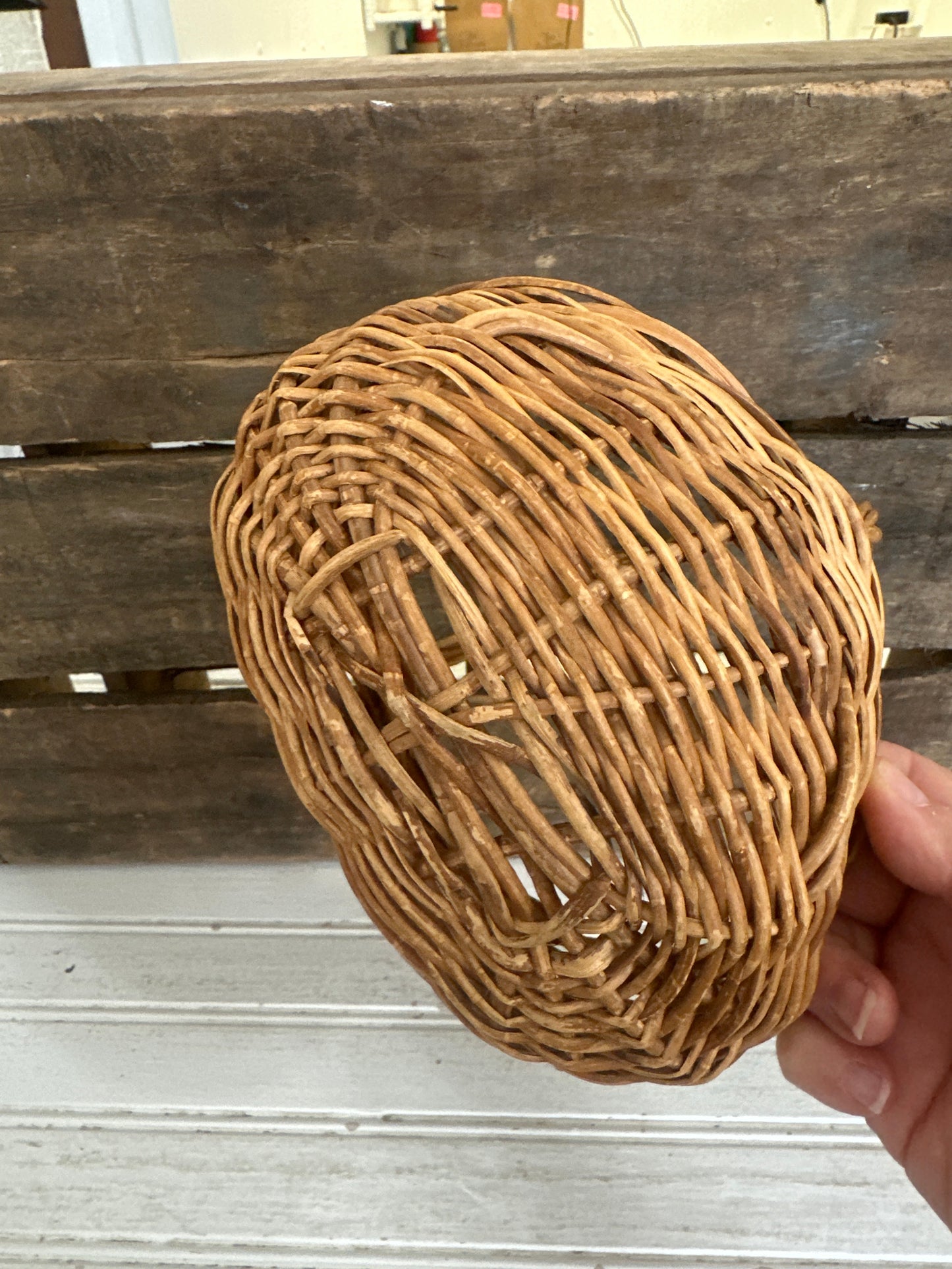 Wooden basket- small