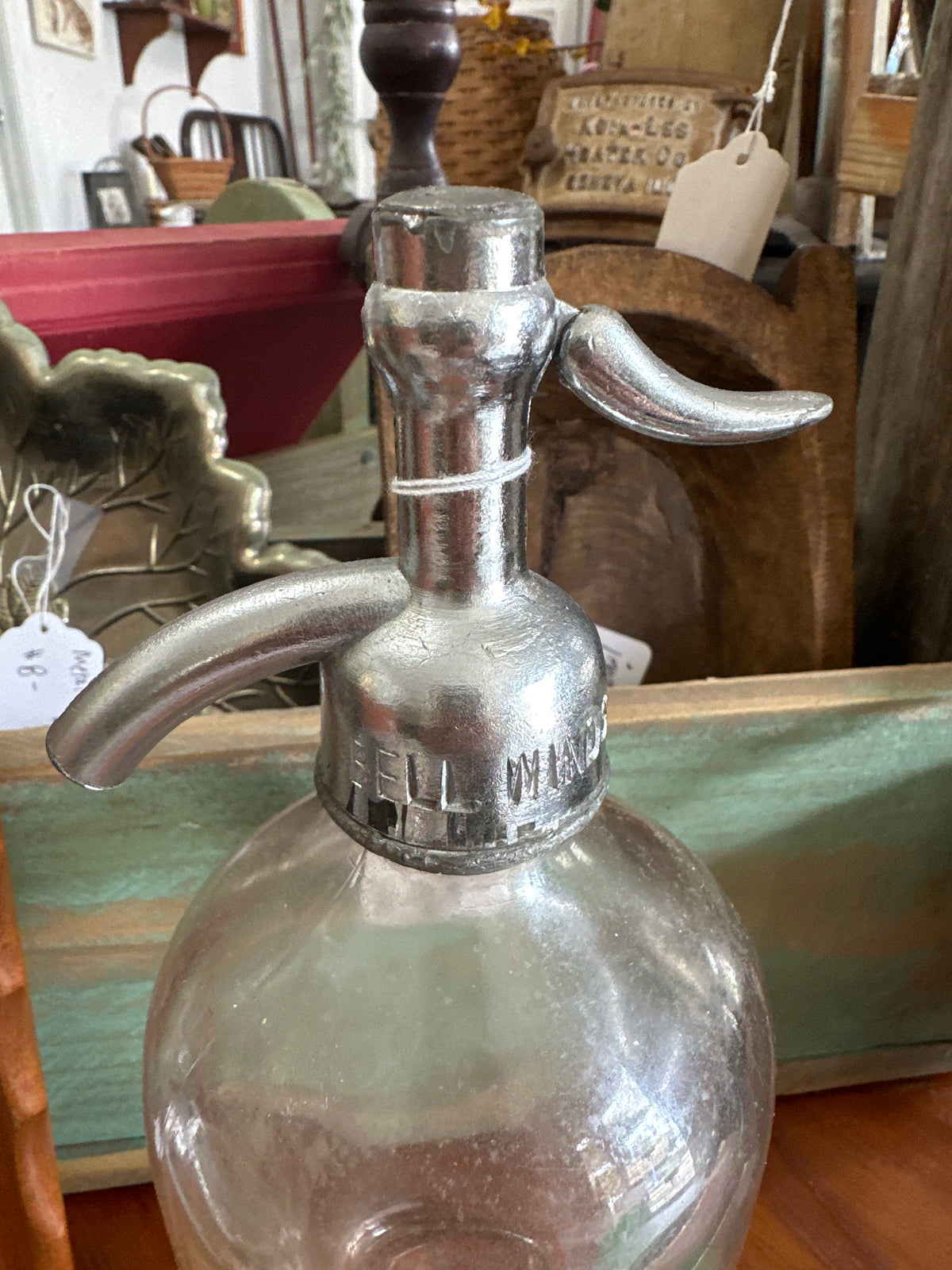 Mound City Bottling Seltzer bottle- local pick up only