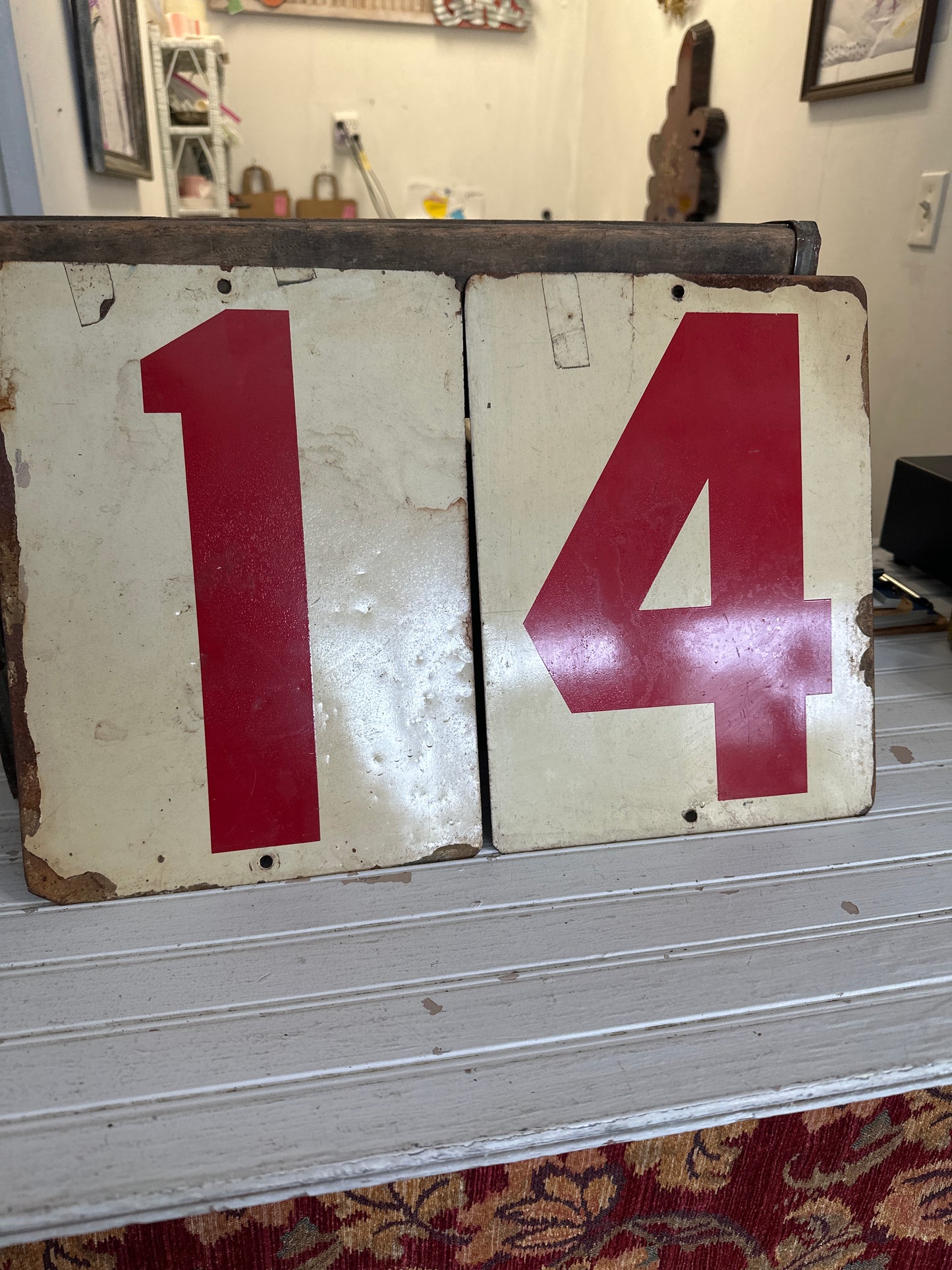 Metal Gas Station number set- 14