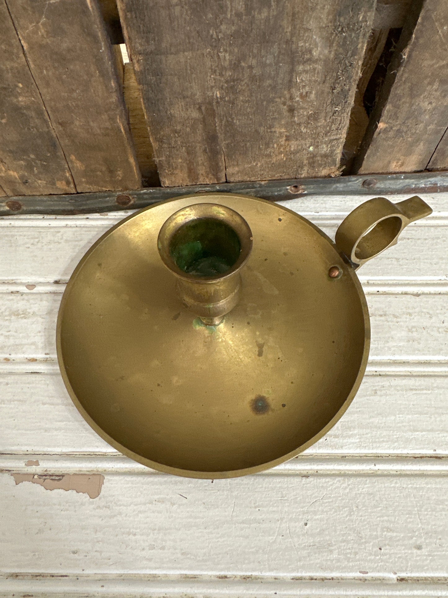 Brass Chamber candle holder