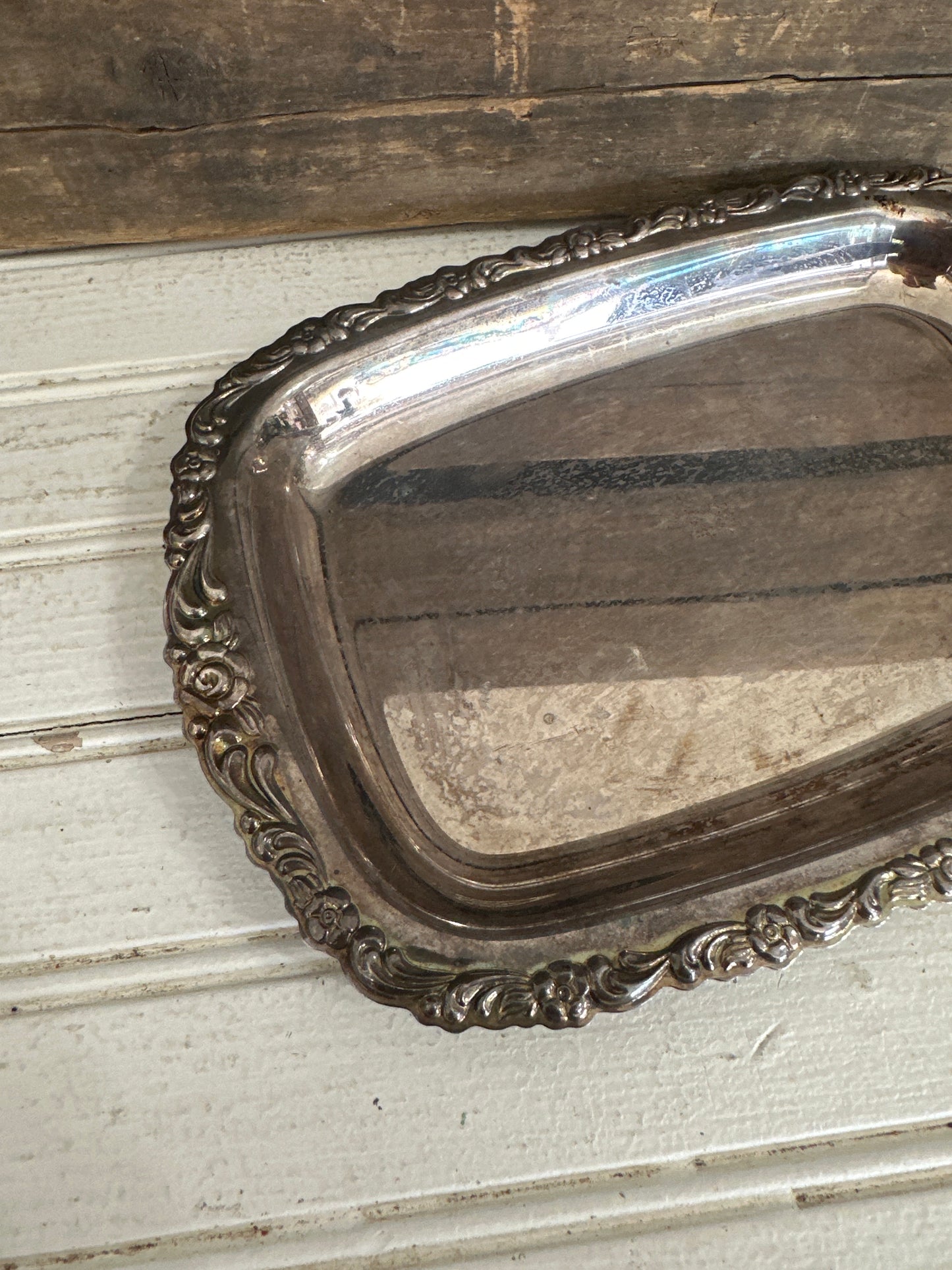 Silver plated tray