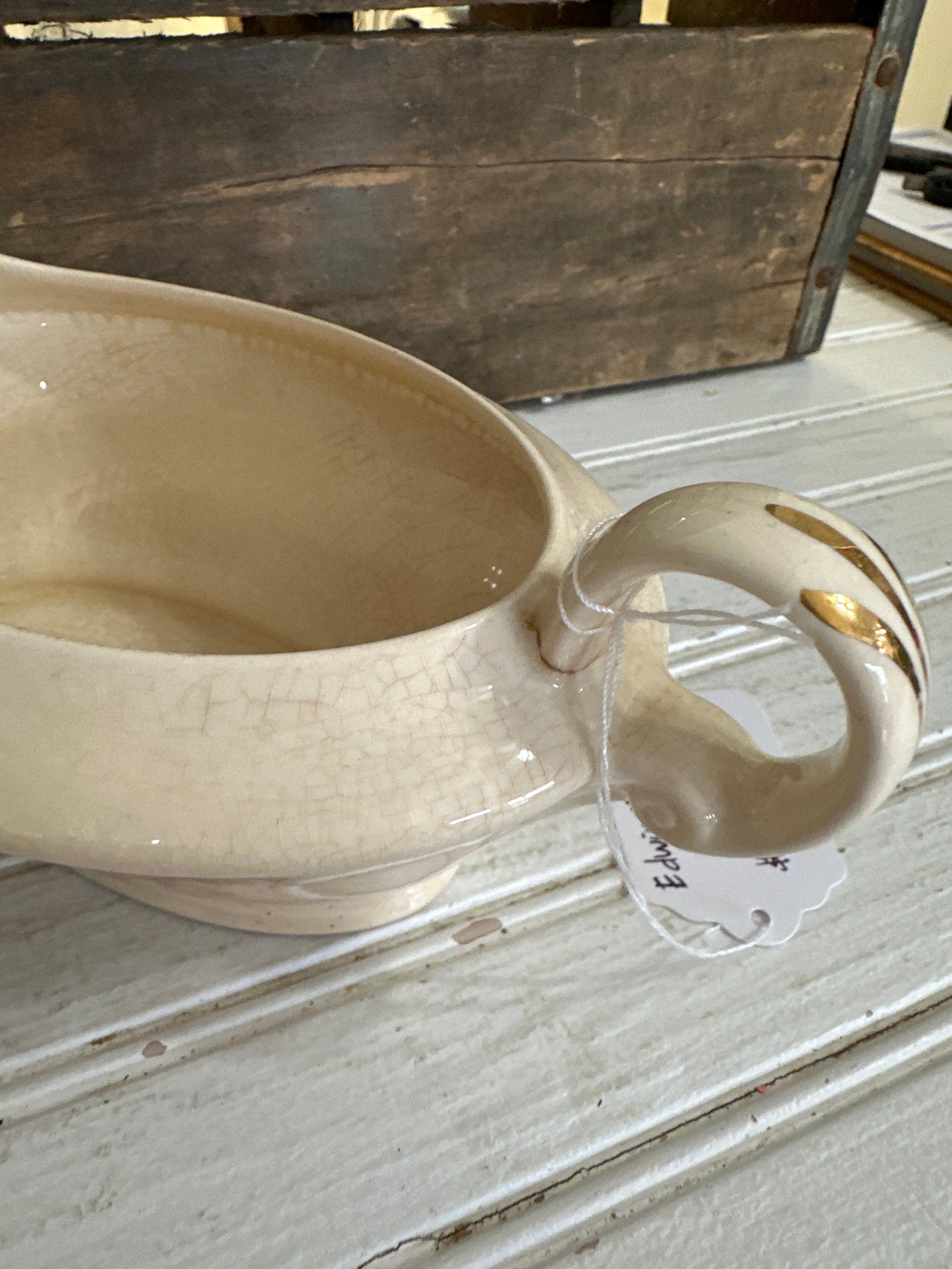 Edwin Knowles gravy boat