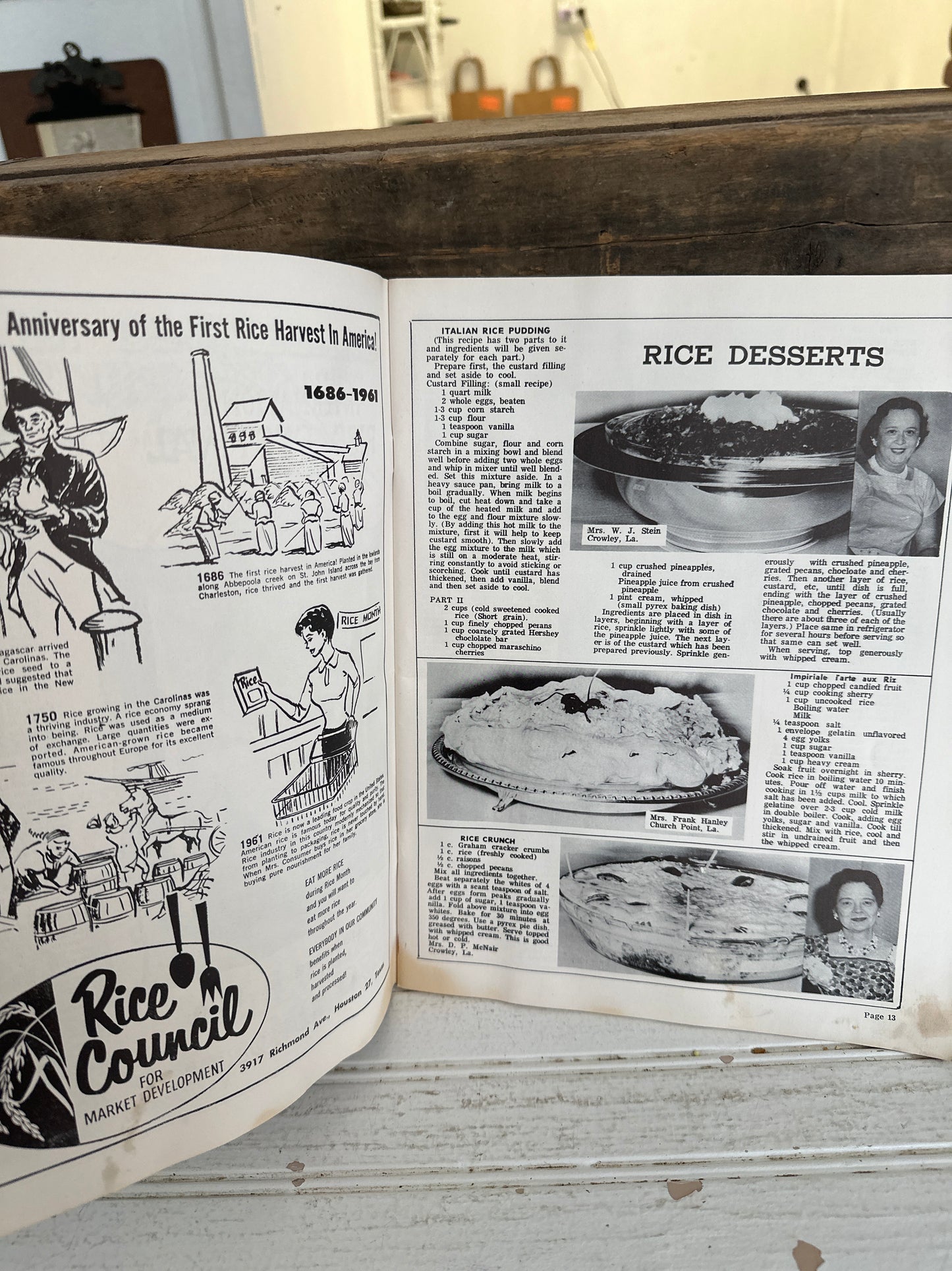International Rice Festival Silver Jubilee 1961 Rice and Creole cookbook