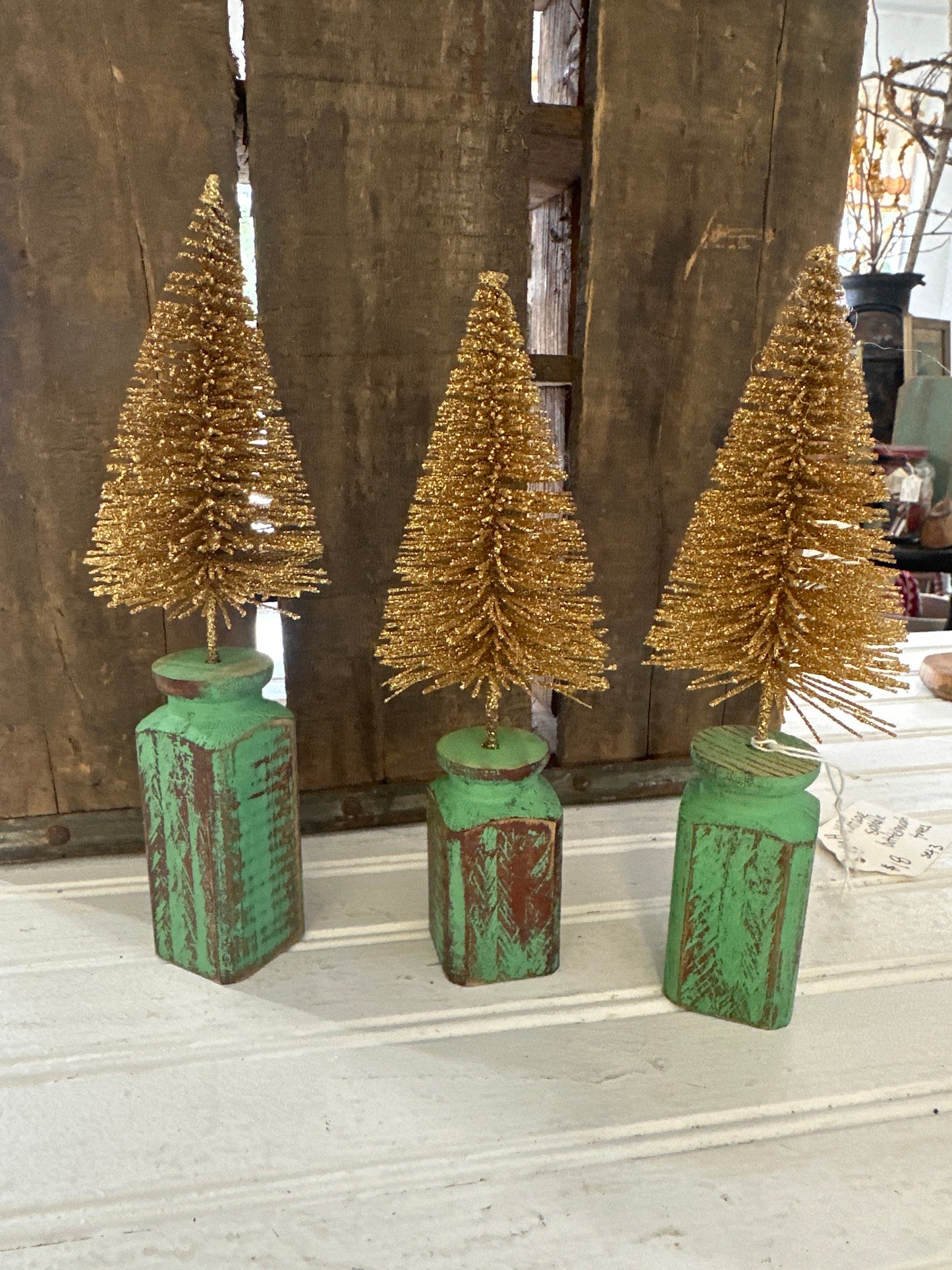 Spindle Christmas tree set