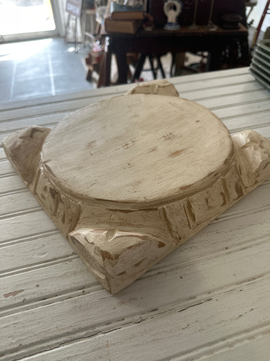 Rustic solid wood riser