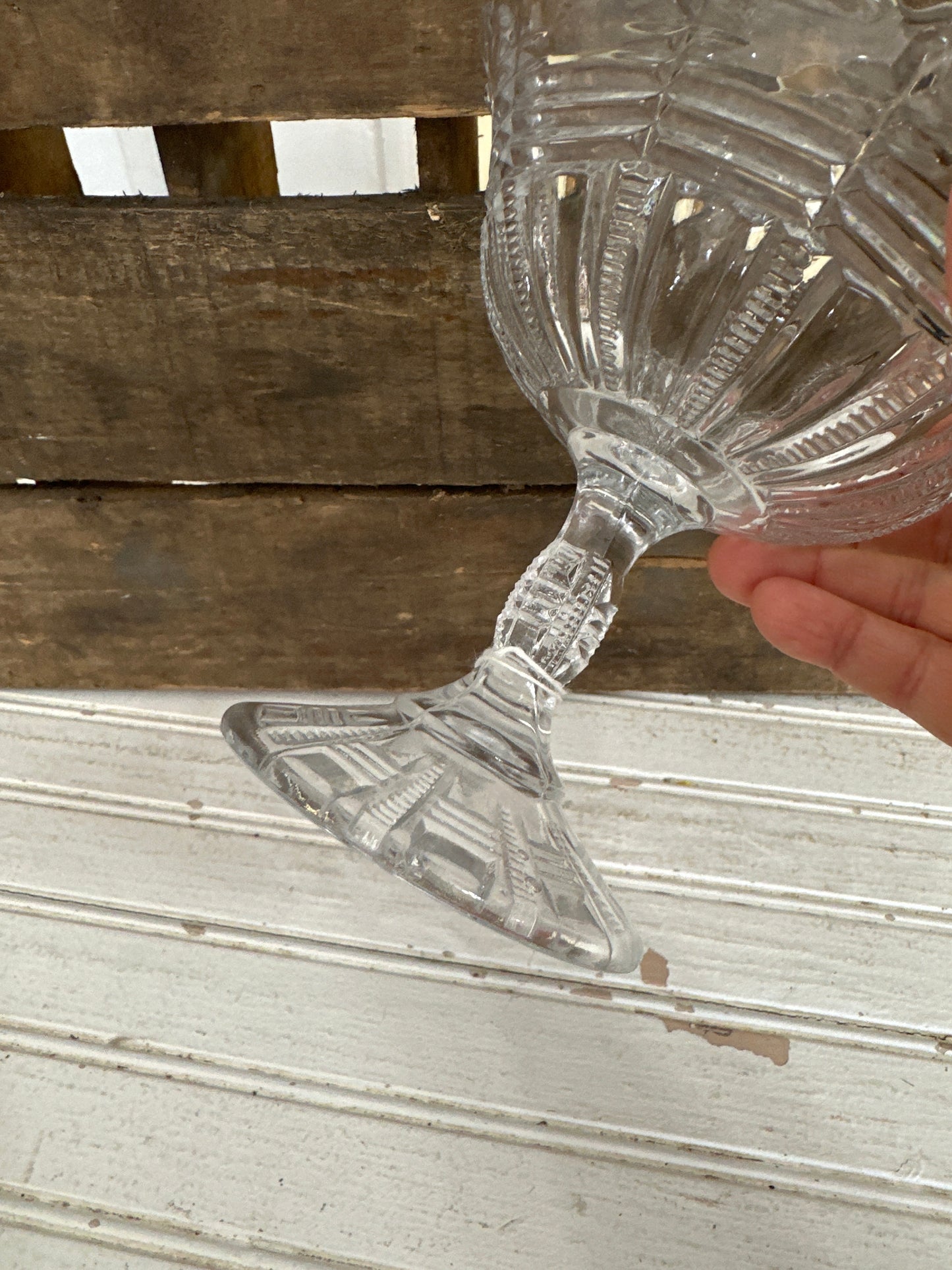 EAPG Glass Compote