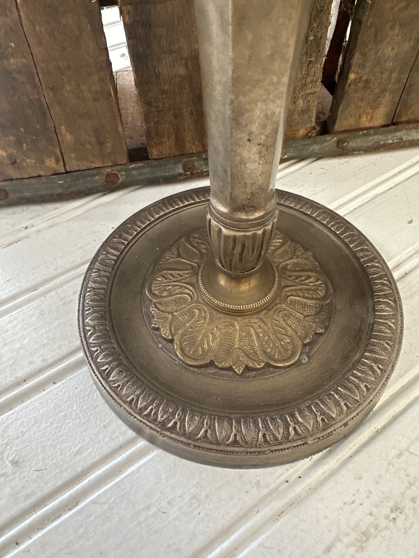 Brass candlestick