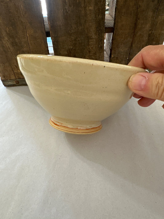 Handmade pottery bowl