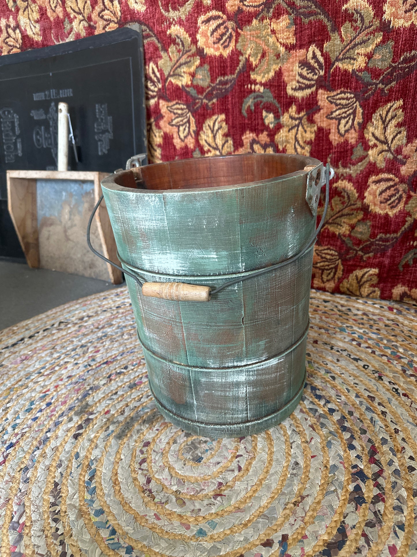 Vintage Wooden ice cream maker bucket-local pickup only