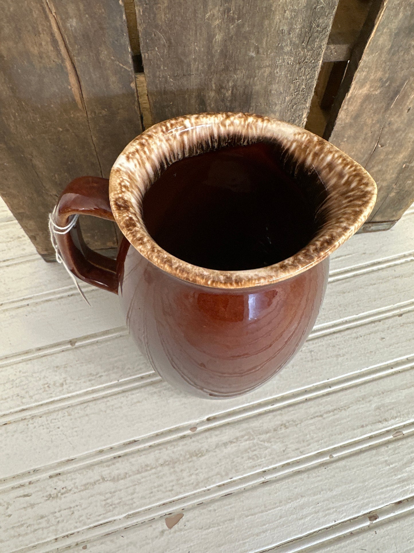 Hull Drip Glaze pitcher- local pickup only