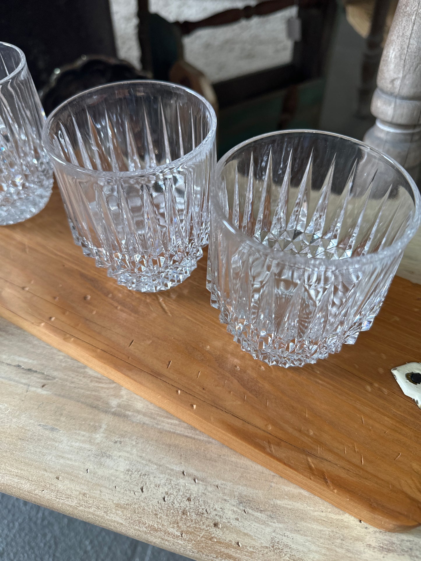 Fostoria Lead Crystal Hi ball glass set- local pick up only
