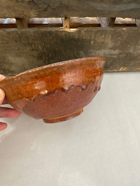 Handmade pottery bowl