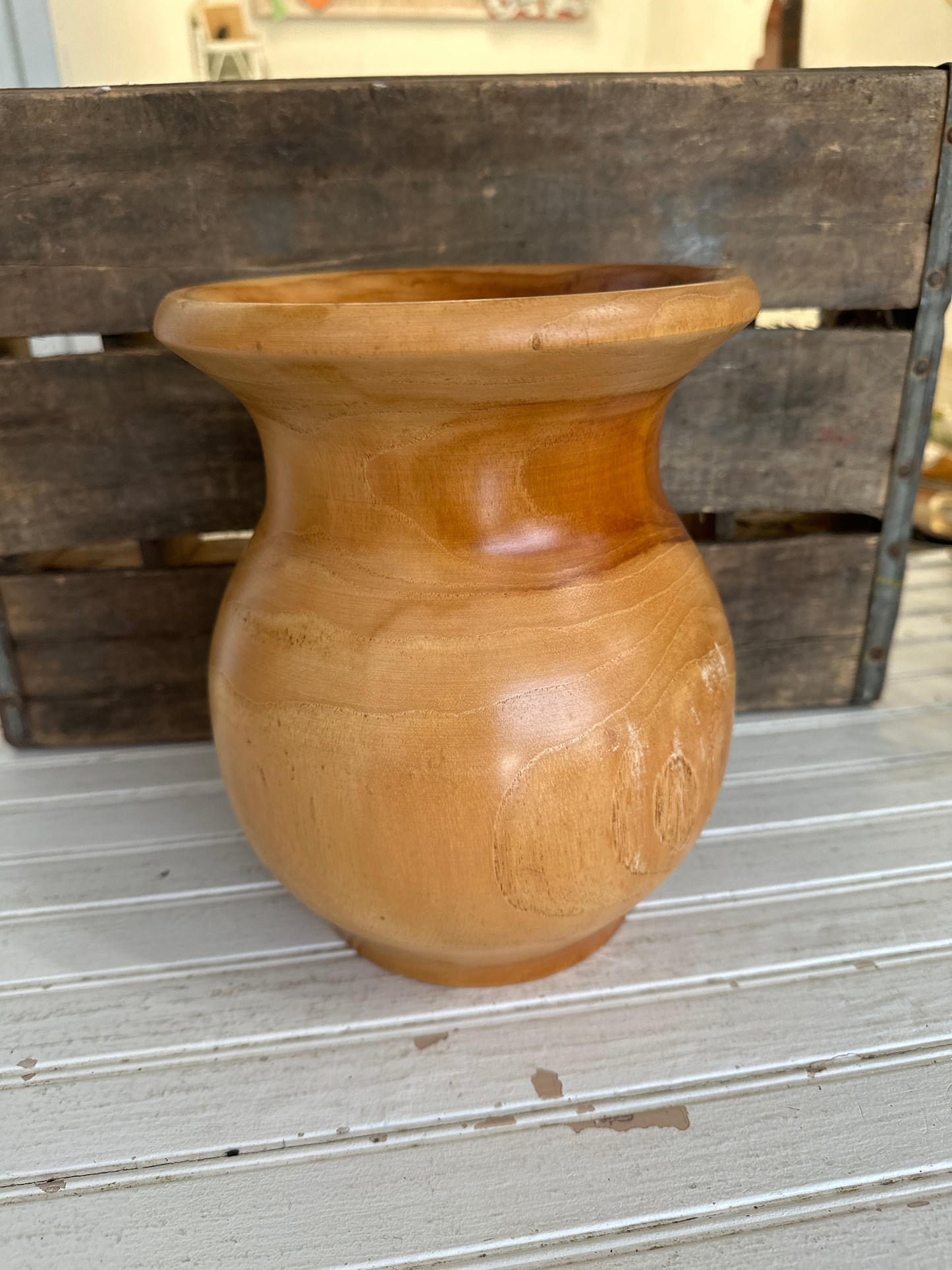 Wooden Vase