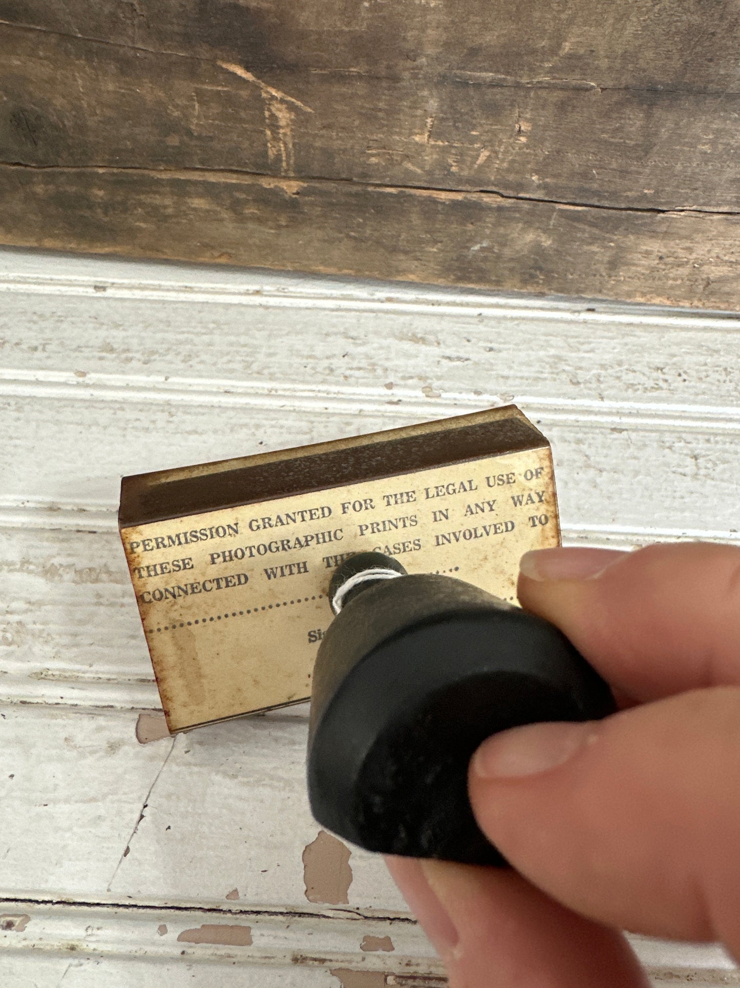 Vintage Rubber Stamp