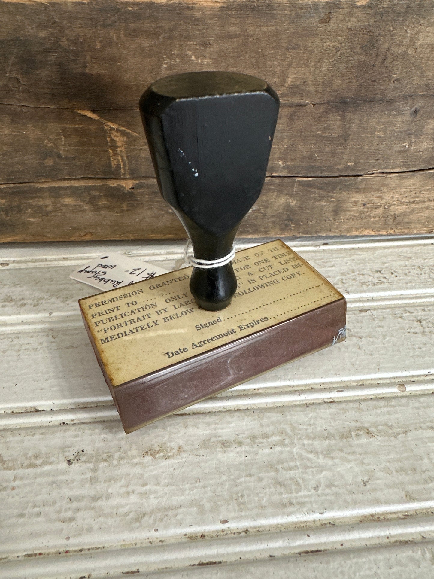 Vintage Rubber Stamp