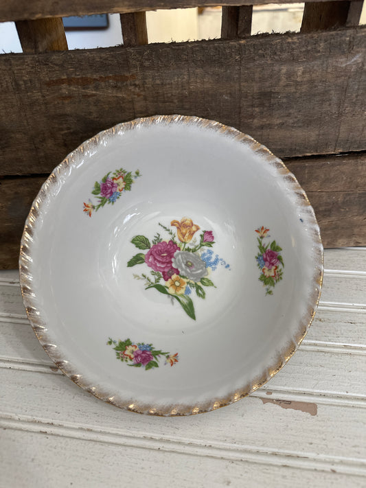 Floral design bowl