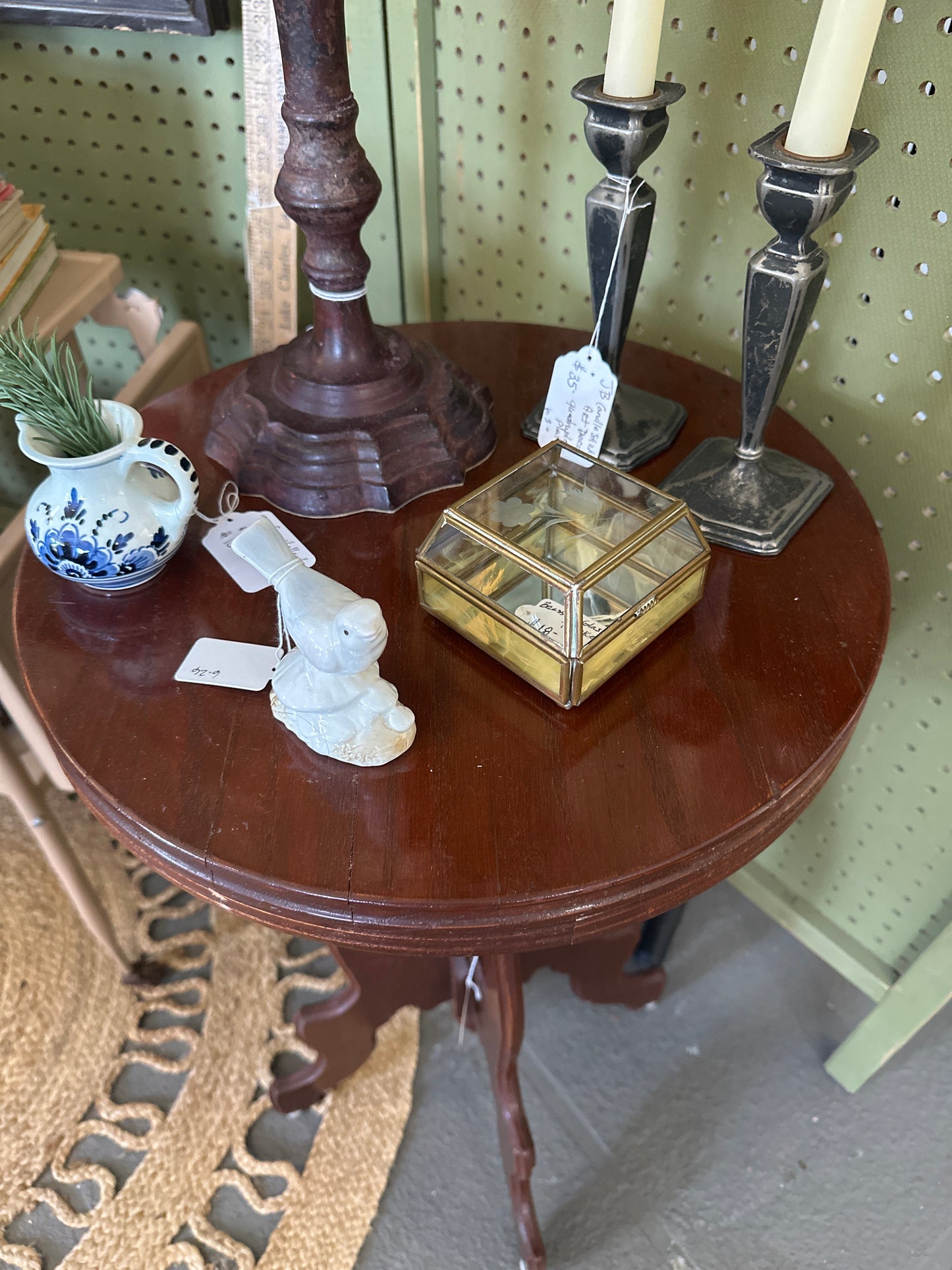 Handmade wooden side table- local pickup only