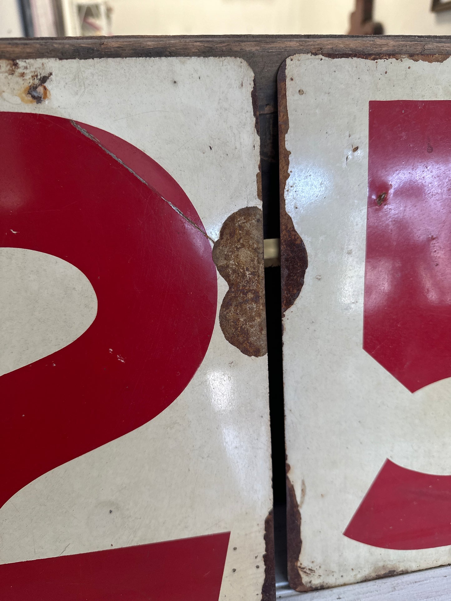 Metal Gas Station number set - 25