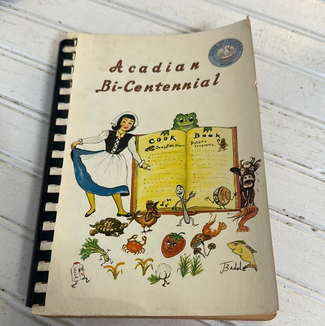 Acadian Bi-Centennial cookbook